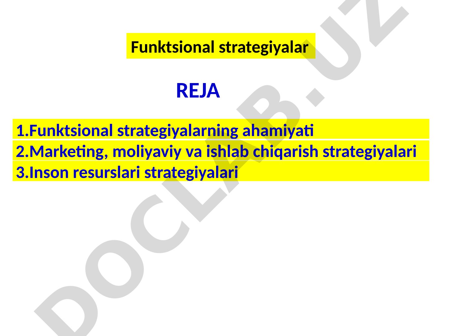 Funktsional strategiyalar