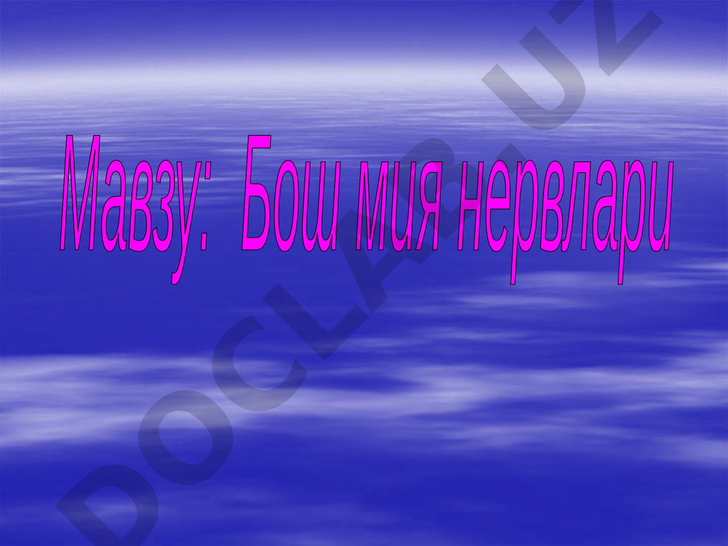 Bosh miya nervlari