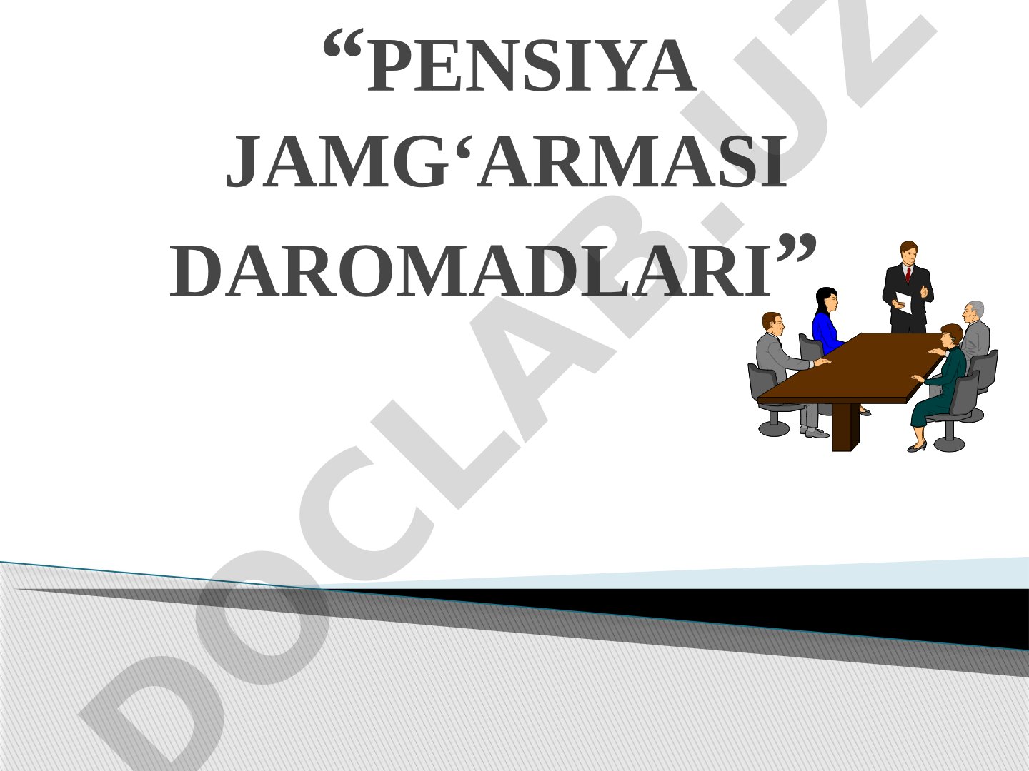Pensiya jamg‘armasi daromadlari