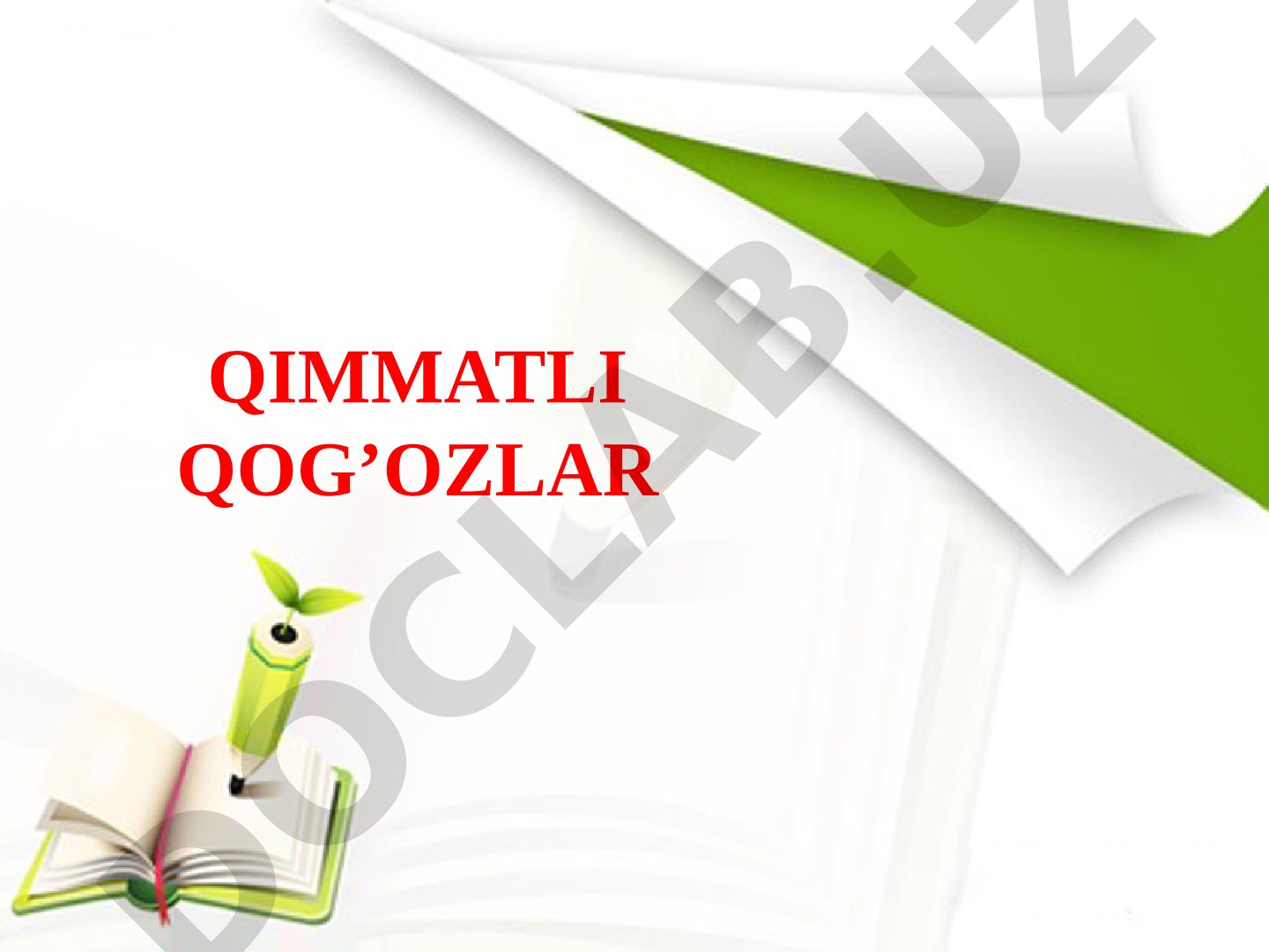 Qimmatli qog’ozlar