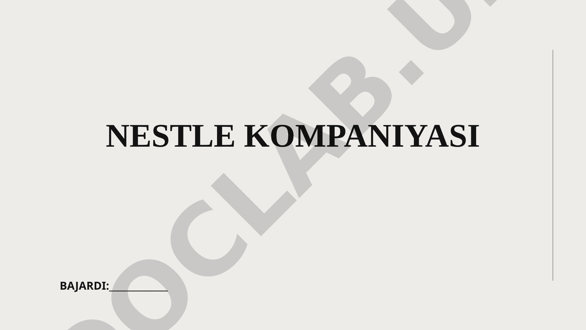 Nestle kompaniyasi tarixi, asoschisi Henri Nestle, kompaniya faoliyati va ko'rsatkichlari