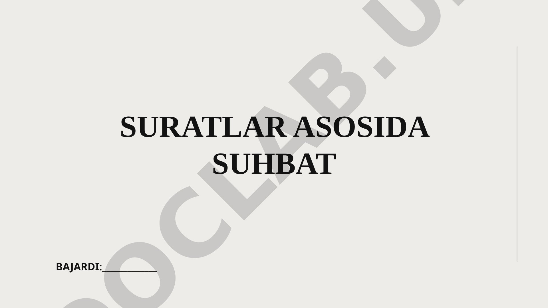 Suratlar asosida suhbat tashkil etish tushunchasi va ta'limdagi ahamiyati