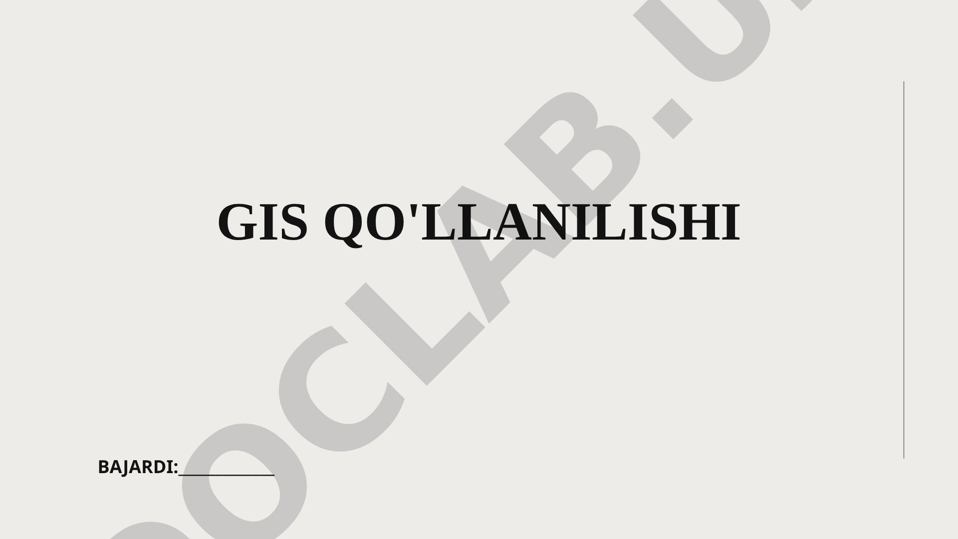 GIS texnologiyalarining qo'llanilishi va uning ta'limdagi o'rni yoritilgan