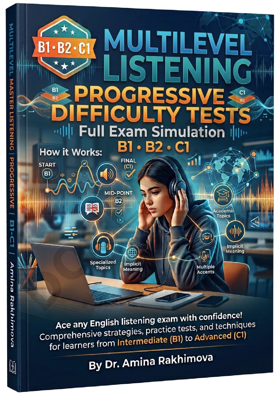 Multilevel Listening B1 B2 C1 Progressive Difficulty Tests