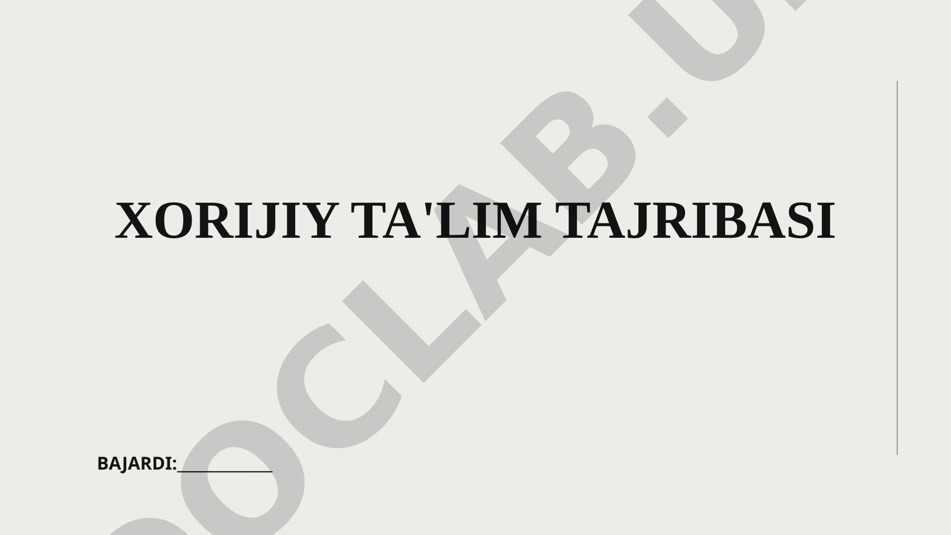 Xorijiy mamlakatlarda maktabgacha ta'lim tajribasi yoritilgan