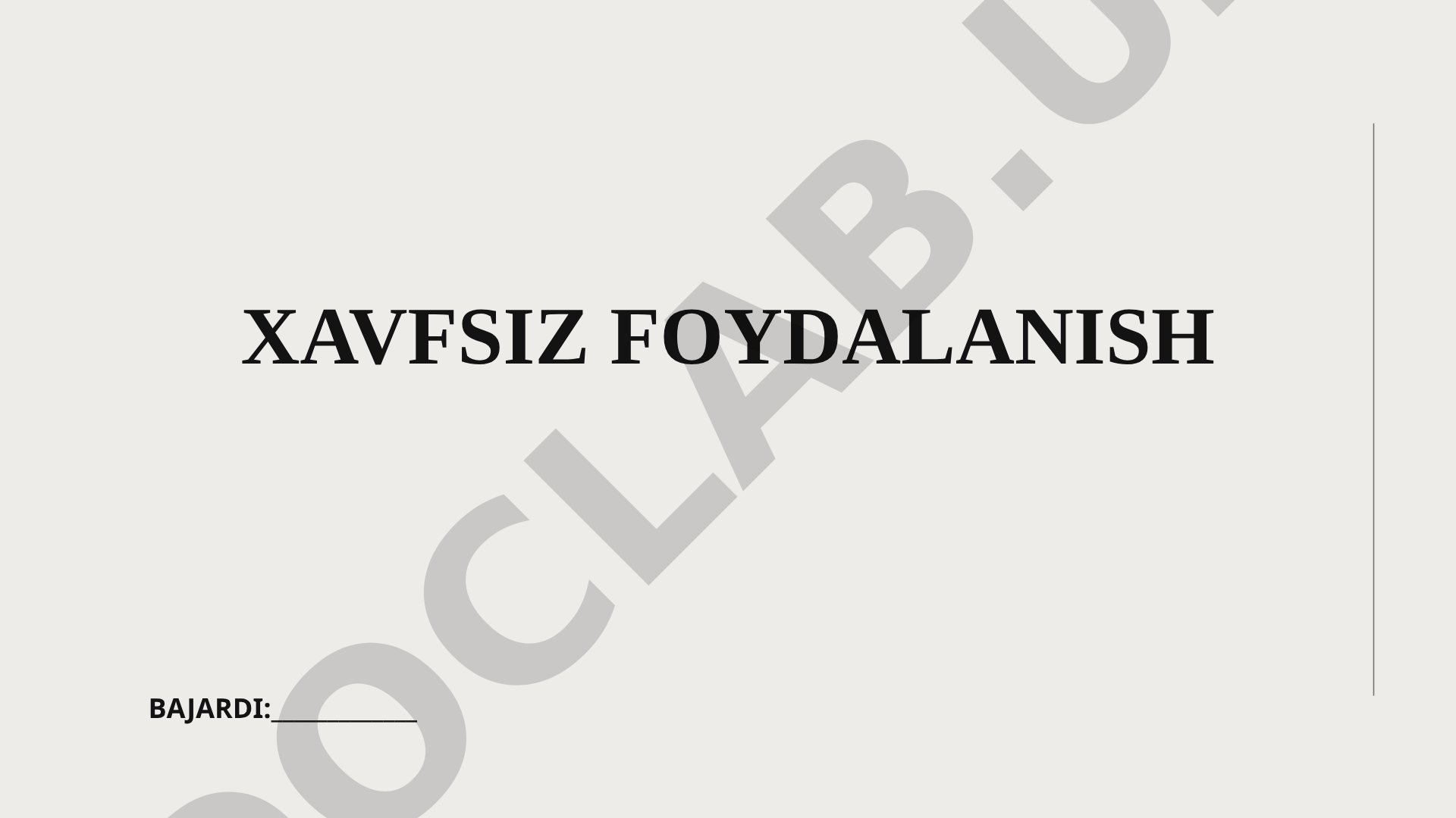 Kimyoviy vositalardan xavfsiz foydalanish qoidalari tushuntirilgan