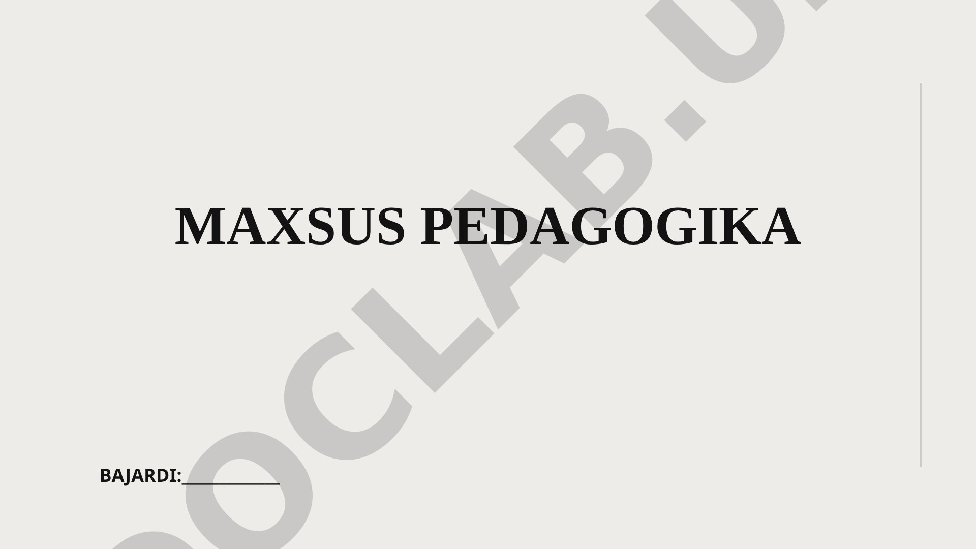 Maxsus ehtiyojli bolalarga ta'lim berish usullari va tarixi haqida taqdimot