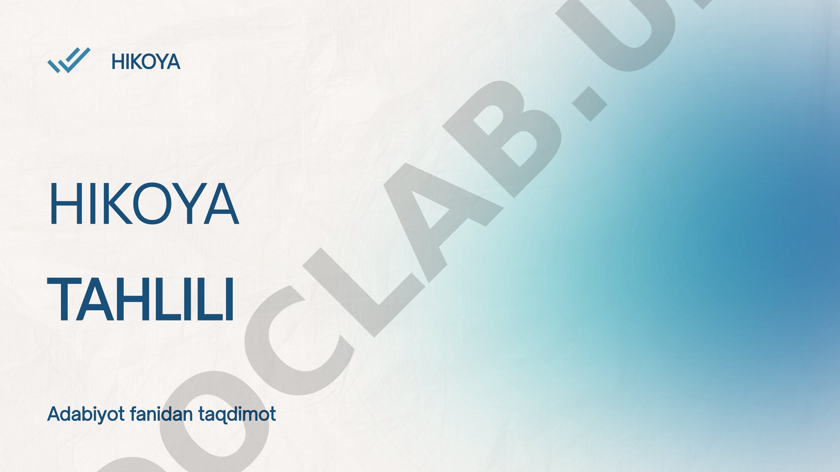 Hikoya tahlilining mazmuni, bosqichlari, ahamiyati va qo'llanilish sohalari haqida
