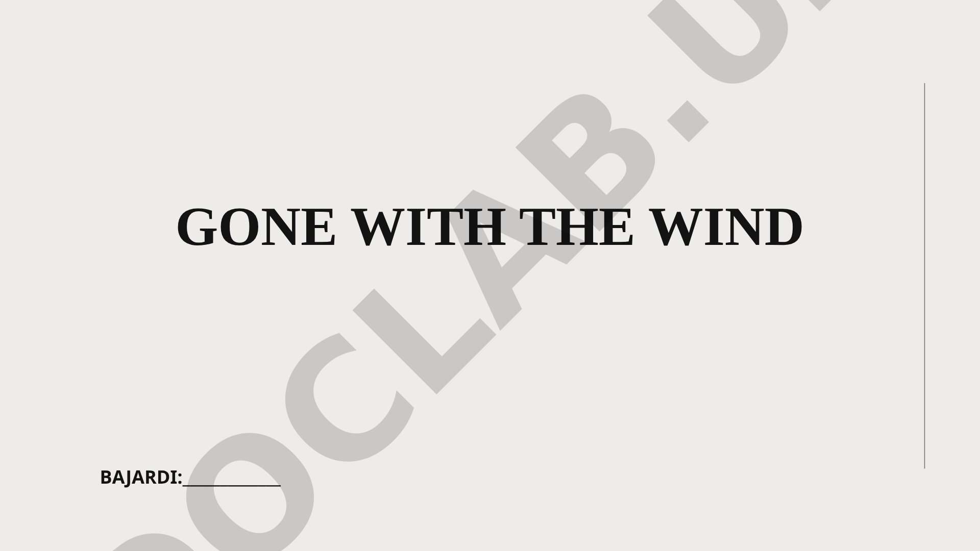 Gone with the Wind