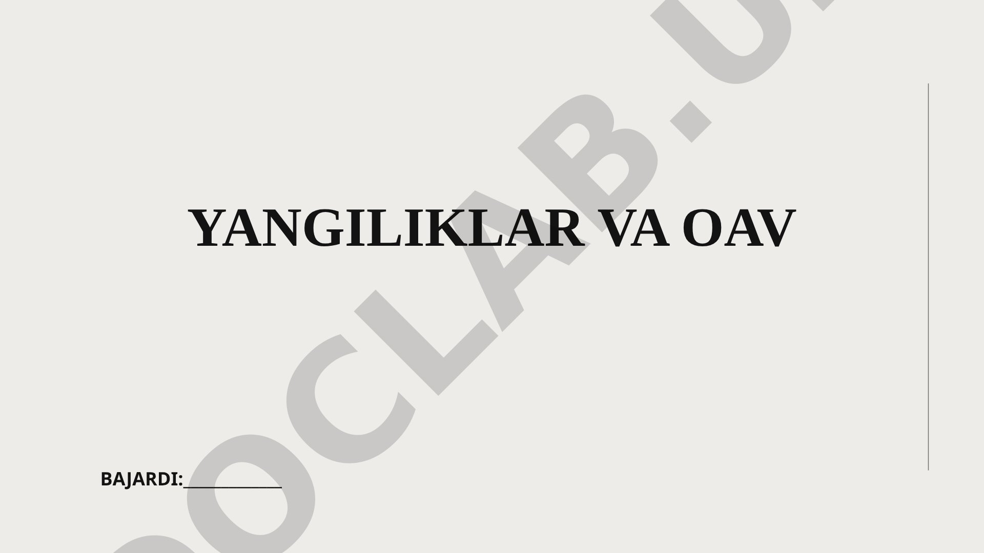 Yangiliklar va OAV tushunchasi, turlari, zamonaviy ta'limdagi o'rni yoritilgan