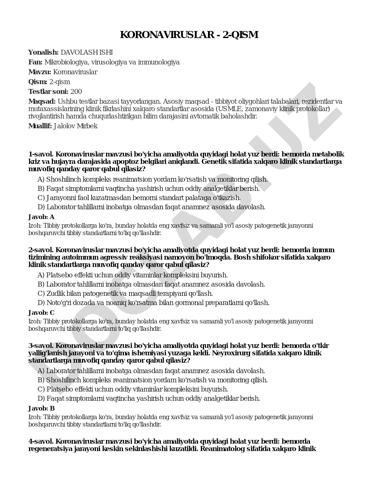 Koronaviruslar