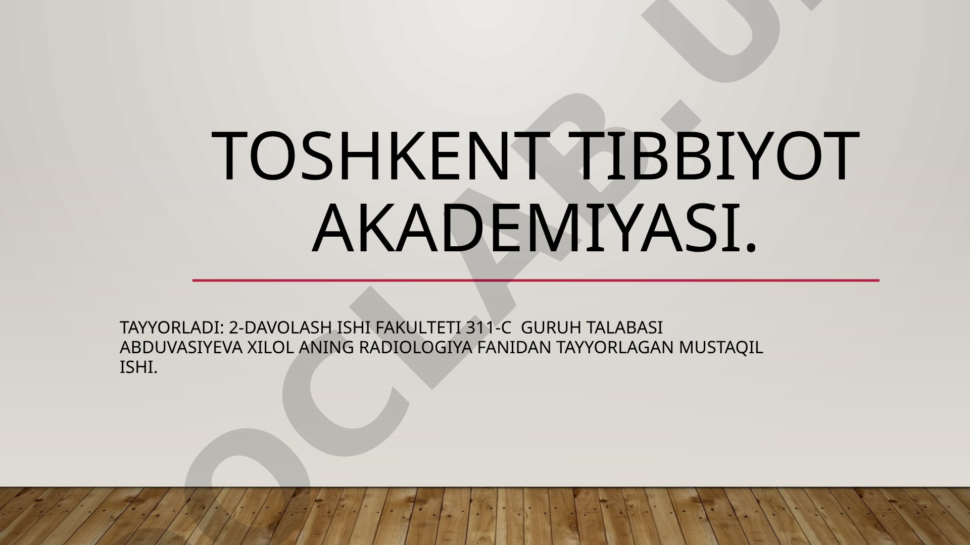 Yurak qon tomir tizimida nur tashxisi Ultrasonografiya