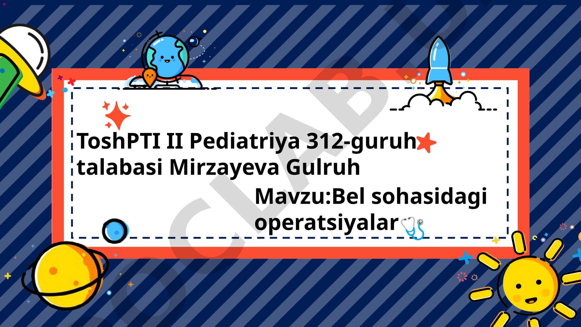 Bel sohasidagi operatsiyalar, bel churrasi, jarrohlik amaliyoti haqida ma'lumot