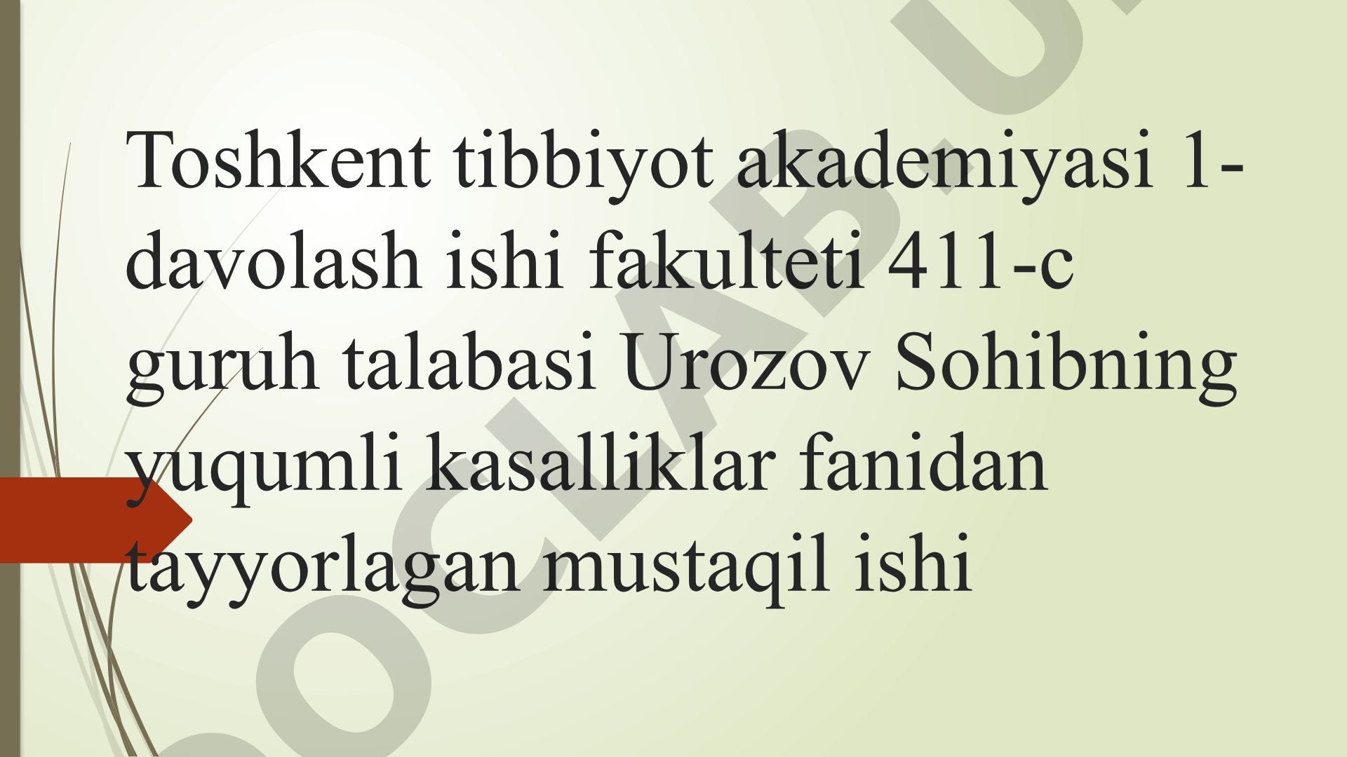 Visseral leyshmaniozning belgilari, qo‘zg‘atuvchisi va turlari haqida