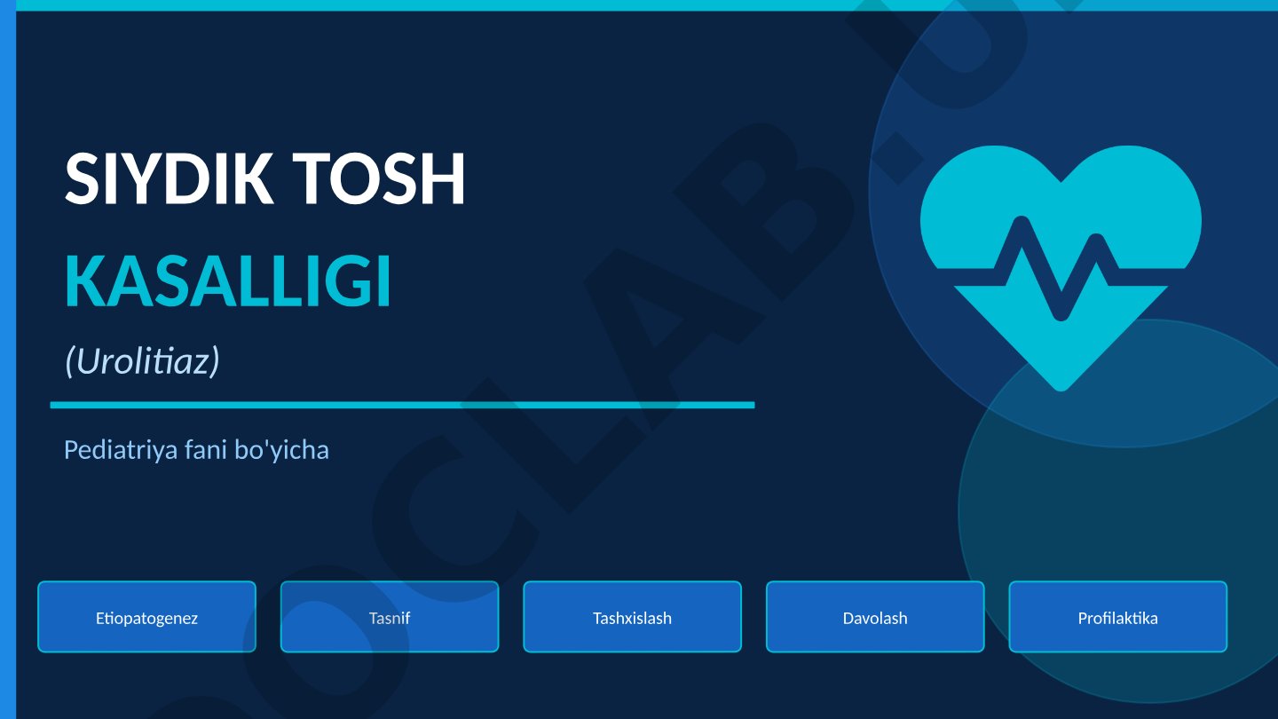 Siydik tosh kasalligi (Urolitiaz)