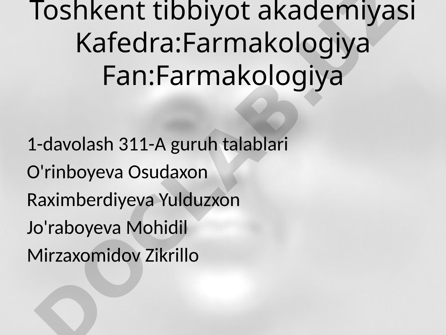 Алкоголизм. Алкоголизмнинг хомилага таьсири.