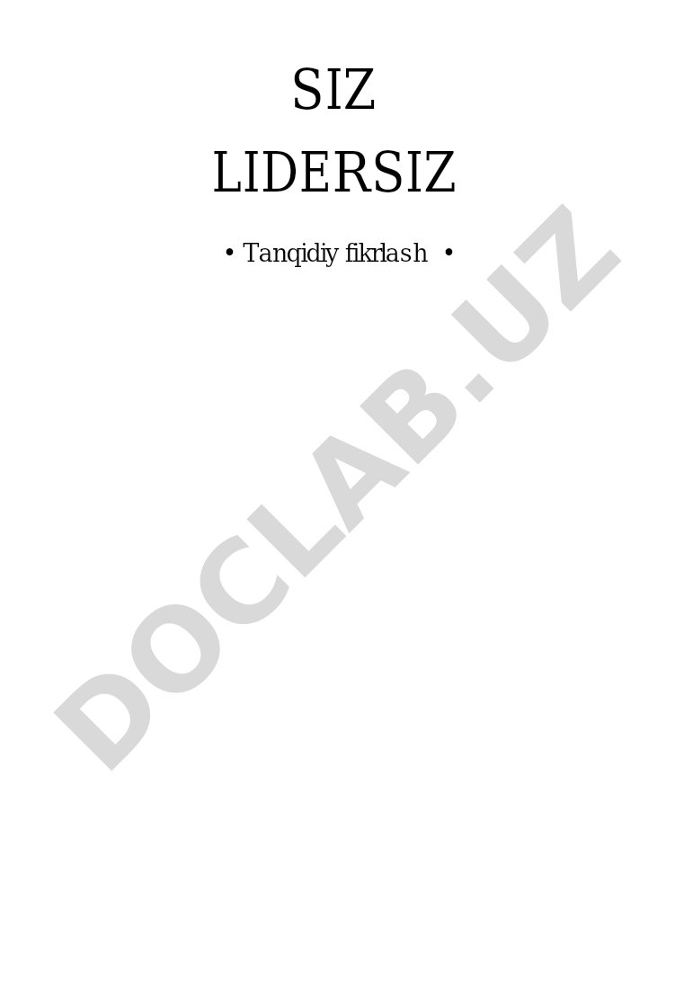 Prezident maktablari kirish imtihonlari uchun tanqidiy fikrlash bo'yicha to'liq qo'llanma