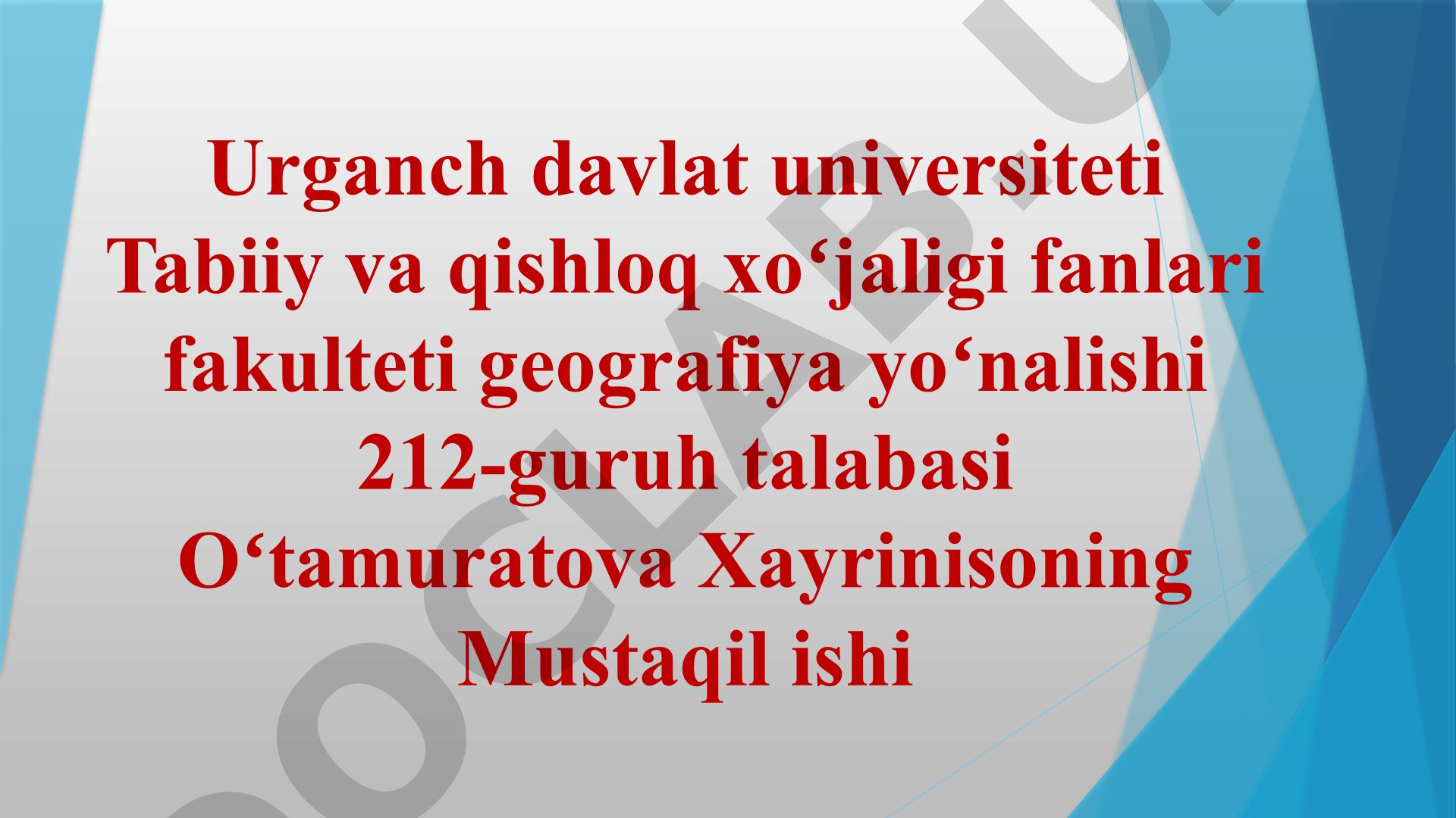 Rekreatsion rayonlashtirish va rayon hosil qiluvchi belgilar