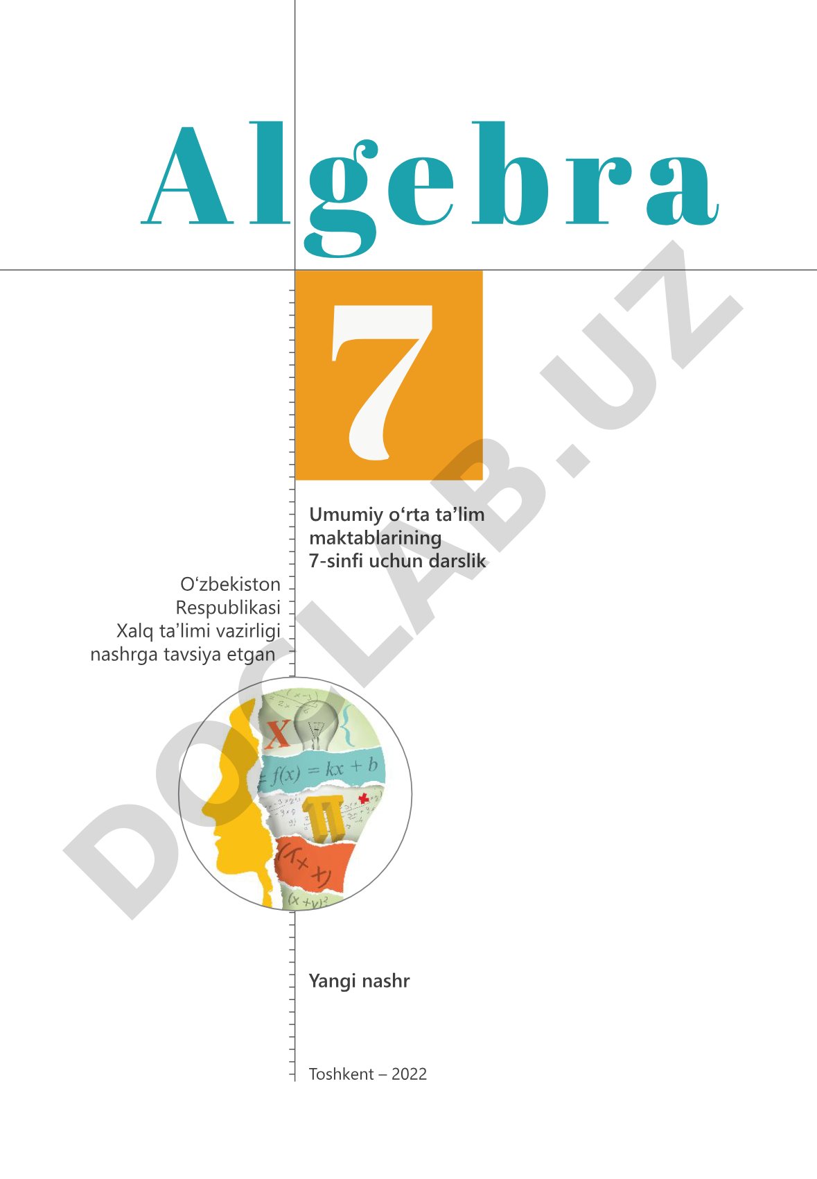 Algebra fanidan 7-sinf o‘quvchilari uchun darslik