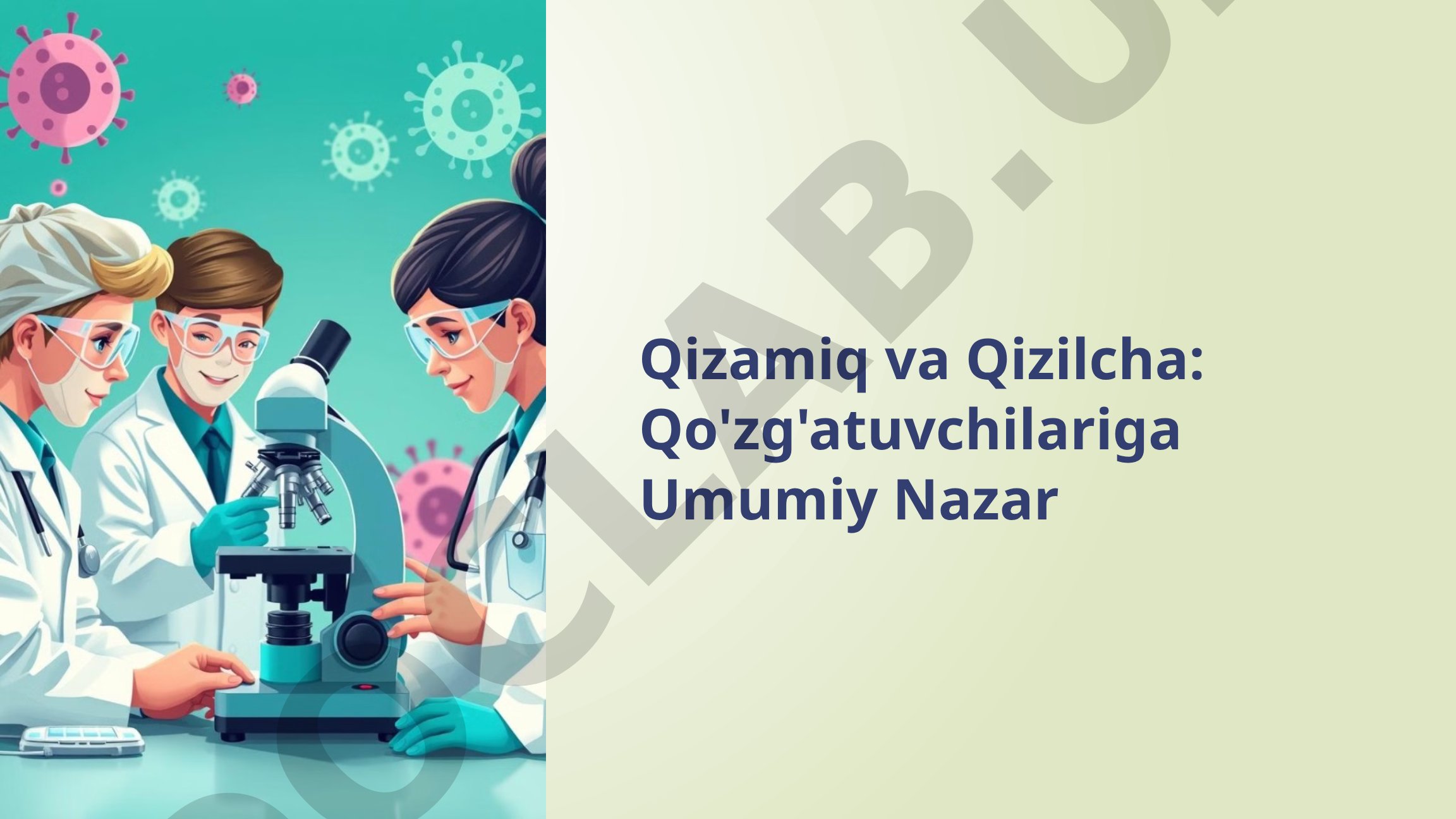 Qizamiq va Qizilcha: Qo'zg'atuvchilariga Umumiy Nazar