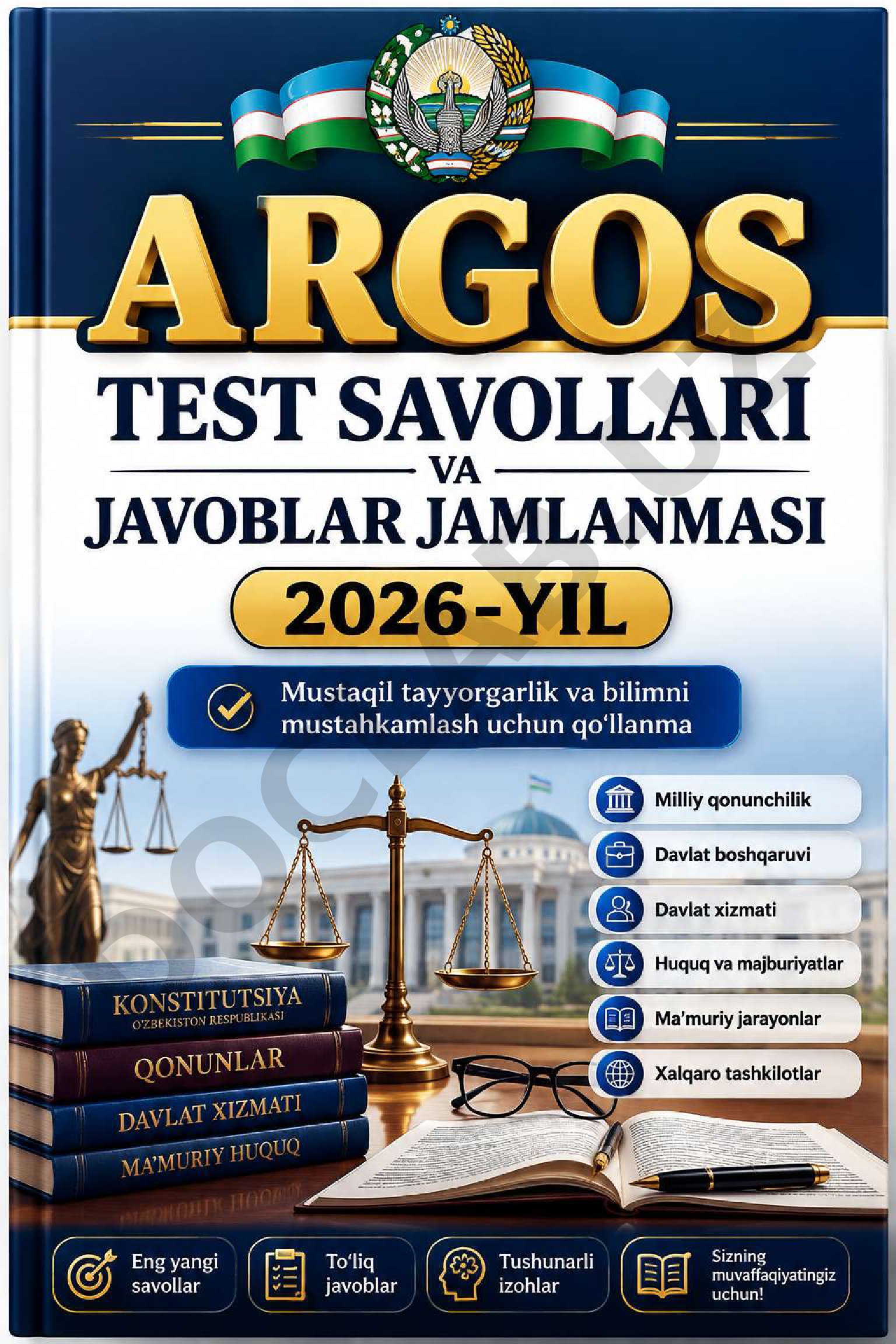 ARGOS TEST SAVOLLARI JAVOBLARI BILAN 2026