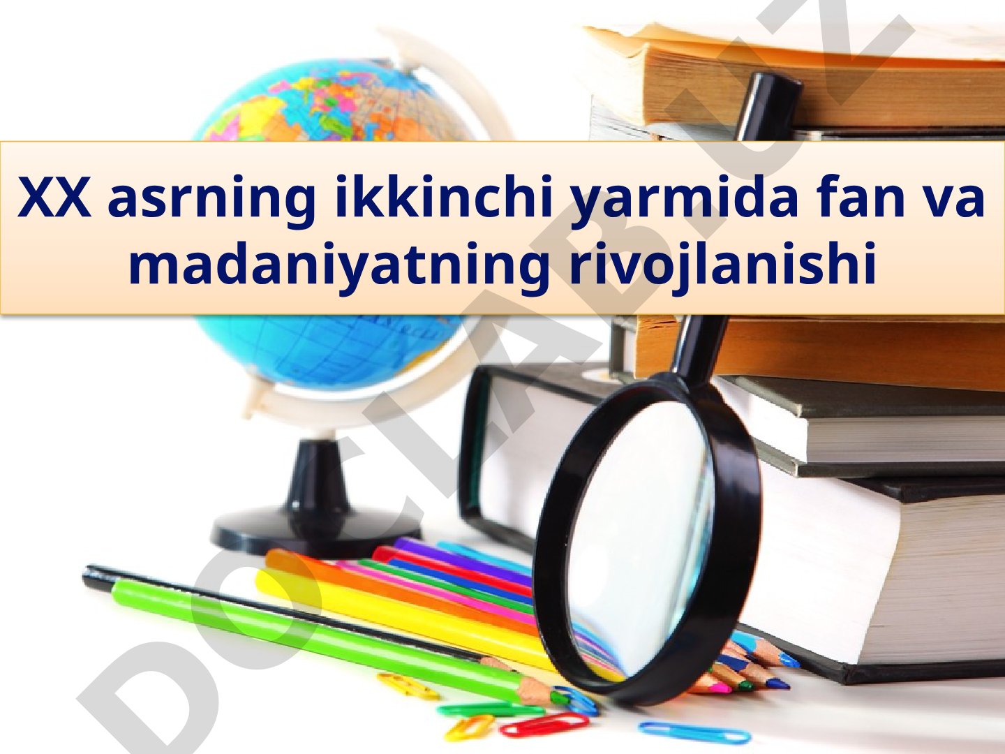 Ilmiy-texnik inqilob va uning natijalari