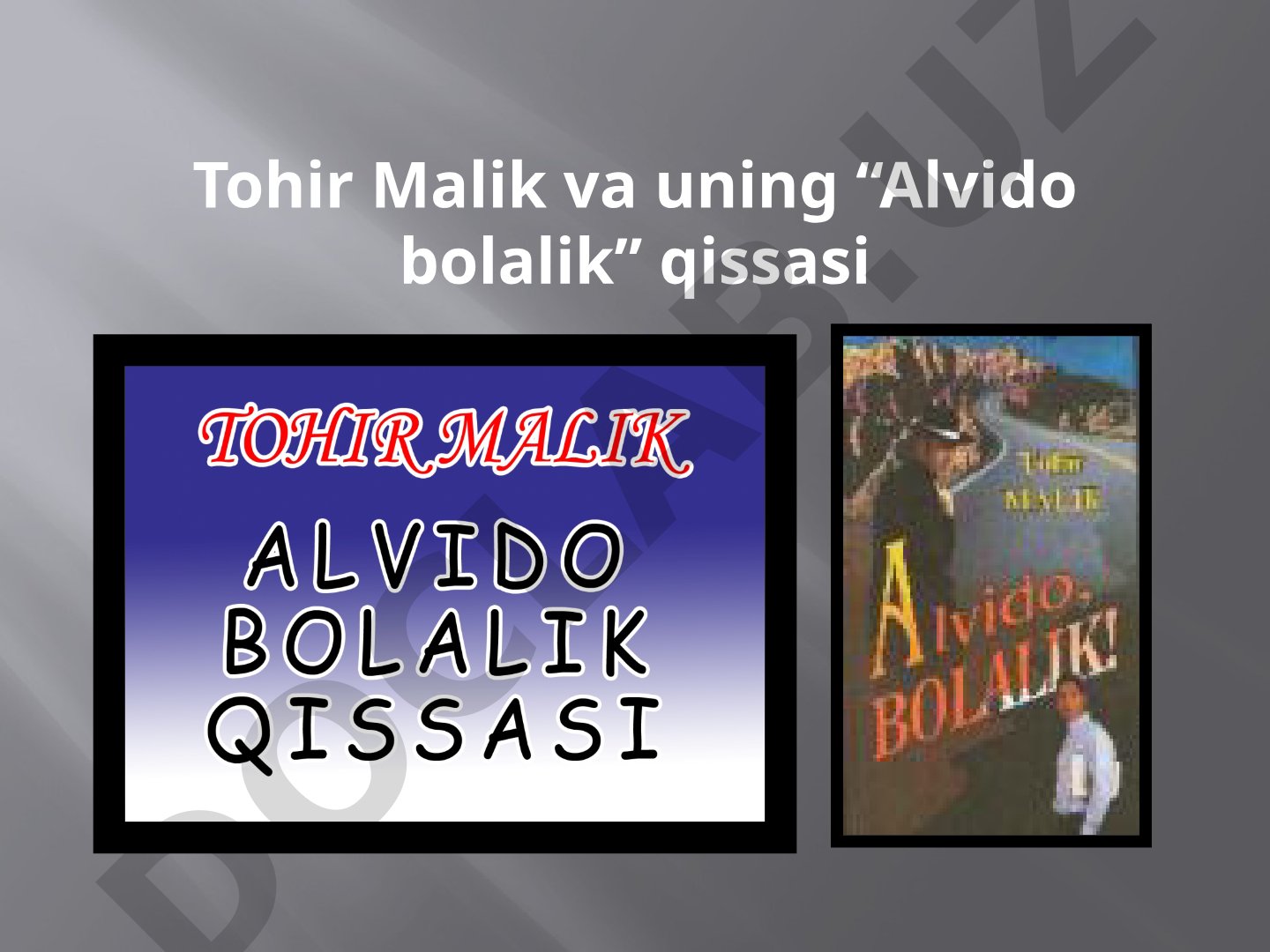 Tohir Malik va uning “Alvido bolalik” qissasi