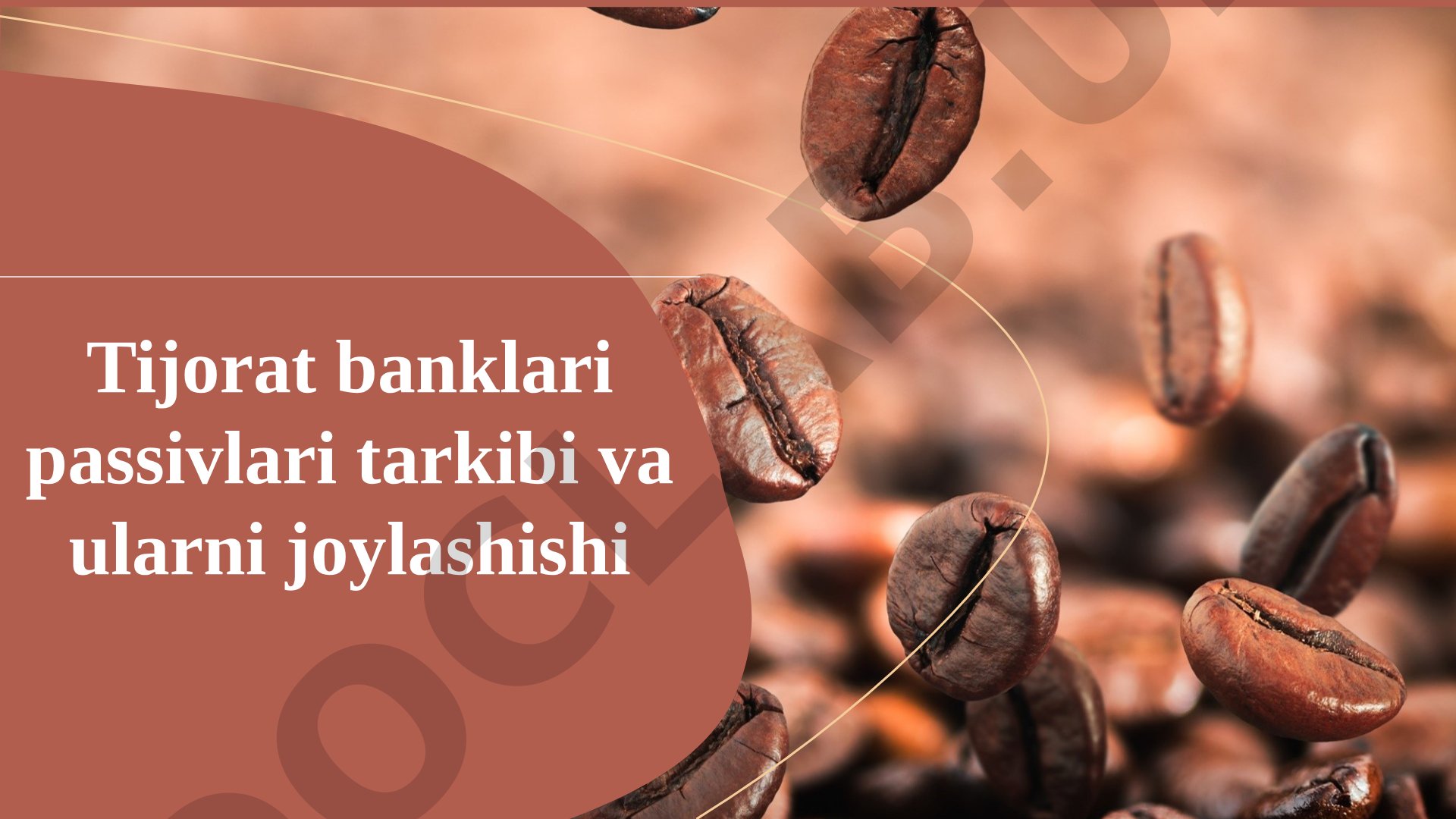 Tijorat banklari passivlari tarkibi va ularni joylashishi