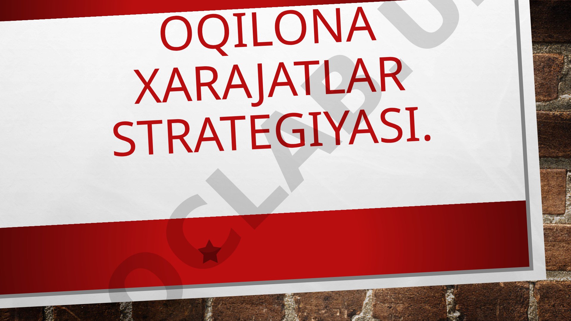 Xarajatlarni hisobga olish tizimi, direct va standart costing, optimallashtirish usullari