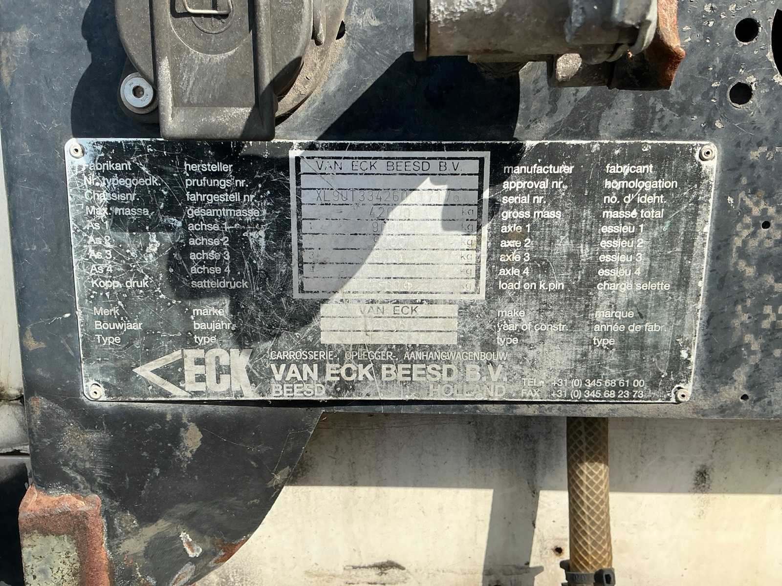 Van Eck UT-3L koeltrailer 3-assig | 13,6 m | 2006