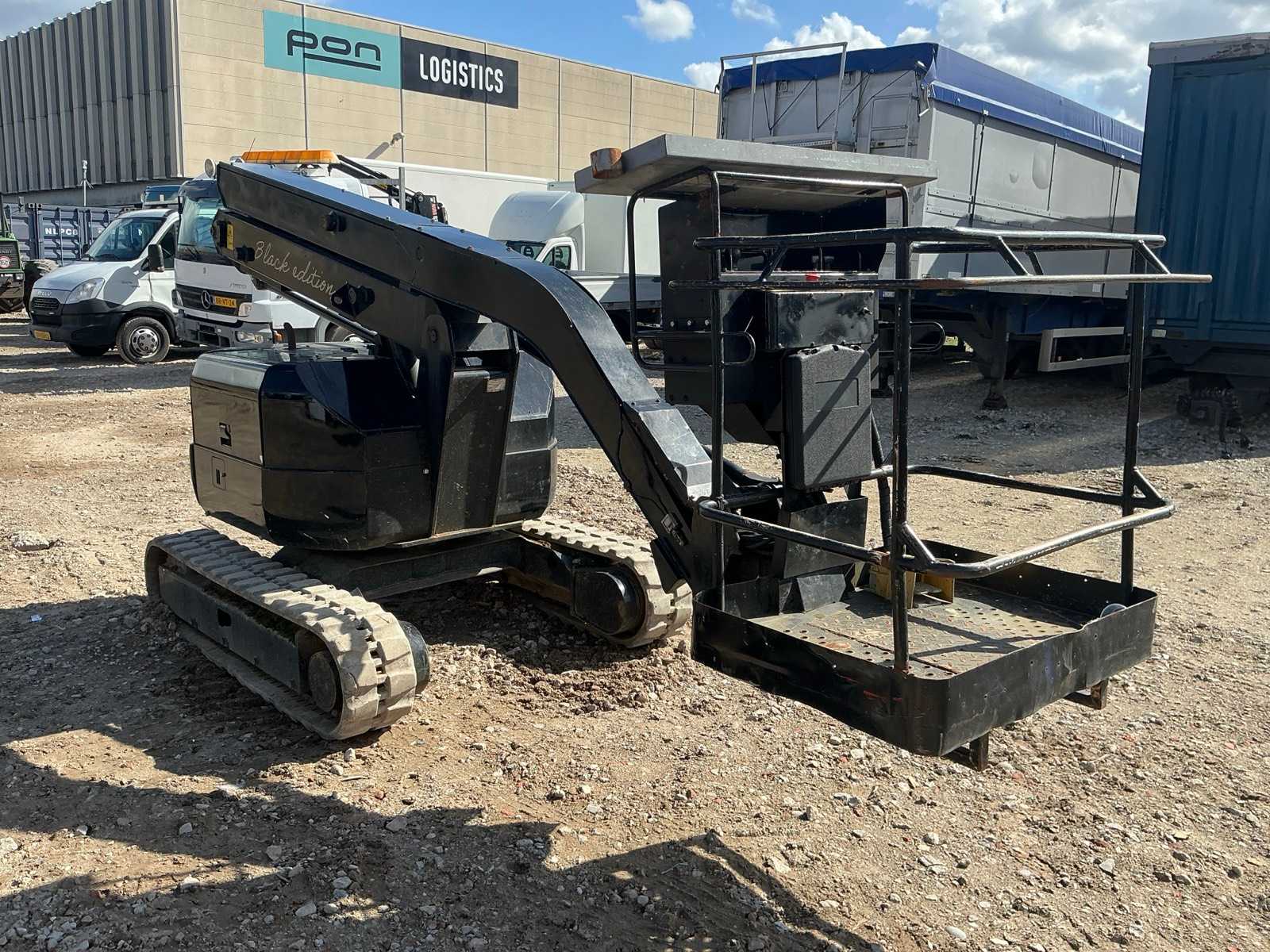 Black edition Hx64B telescoophoogwerker met Kubota motor