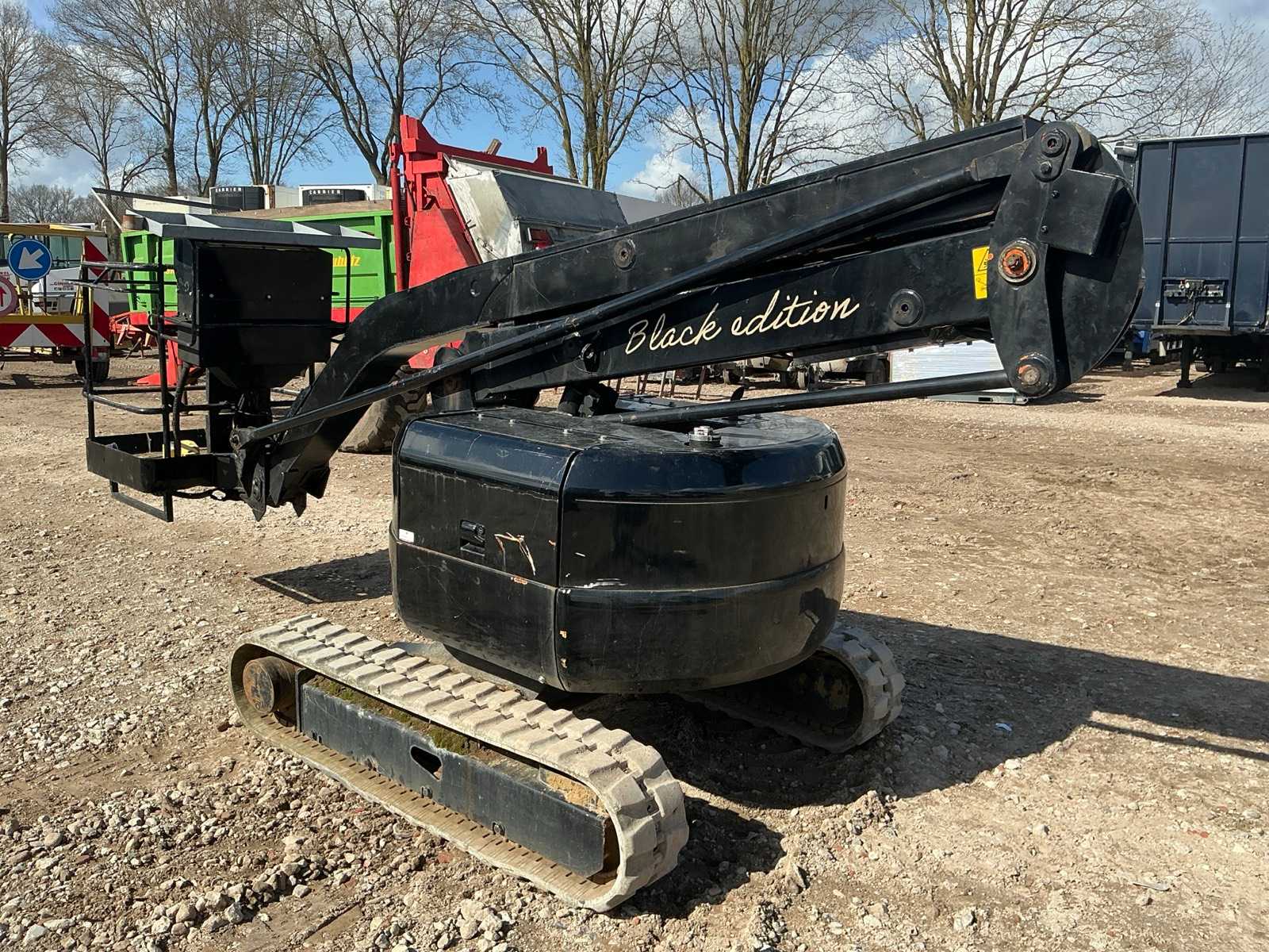 Black edition Hx64B telescoophoogwerker met Kubota motor