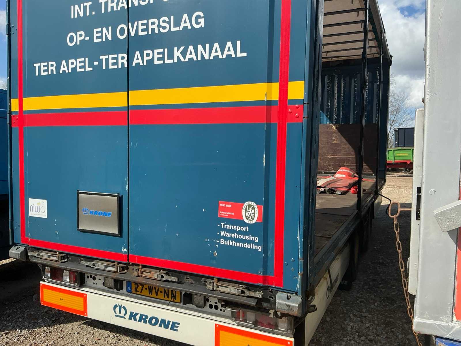 Krone ZZ schuifzeiloplegger 2013, 2 assen, 13.200 kg laadvermogen
