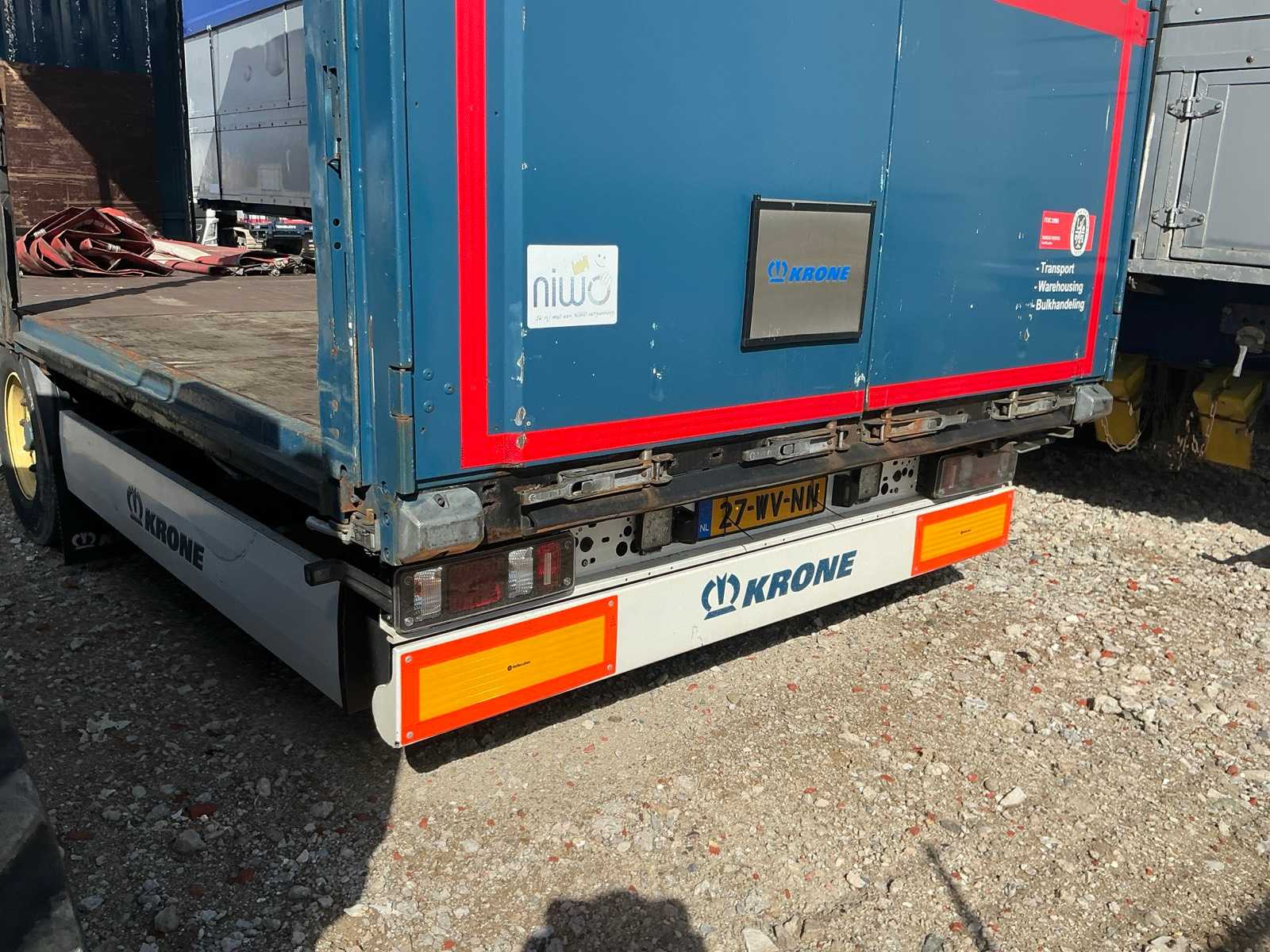 Krone ZZ schuifzeiloplegger 2013, 2 assen, 13.200 kg laadvermogen