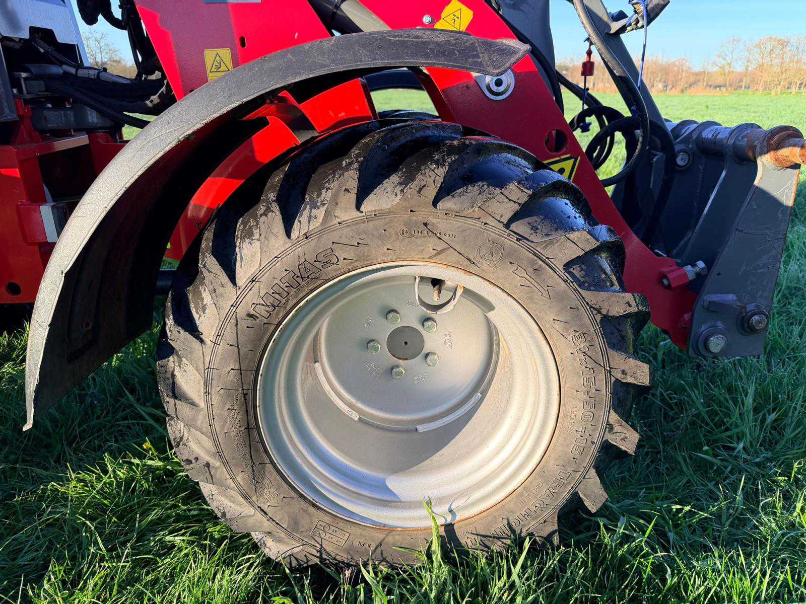 Weidemann 1160 elektrische shovel (2020) met cabine, 1200 kg hefvermogen