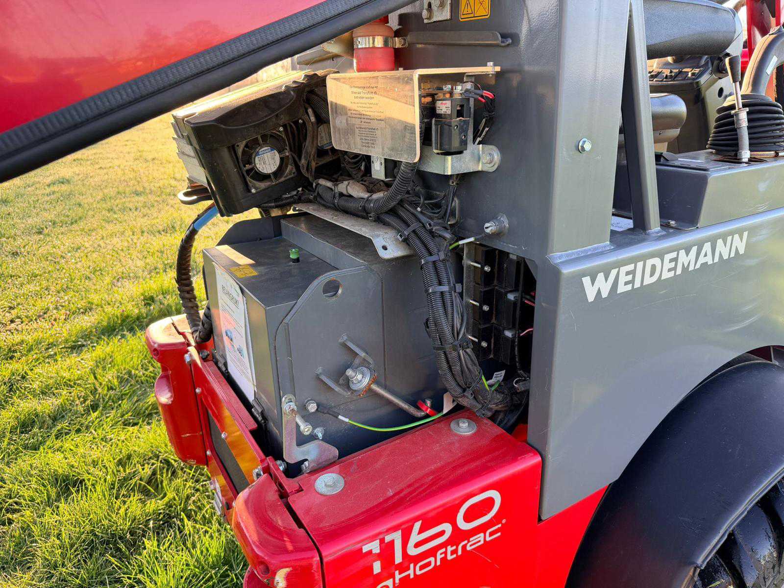 Weidemann 1160 elektrische shovel (2020) met cabine, 1200 kg hefvermogen