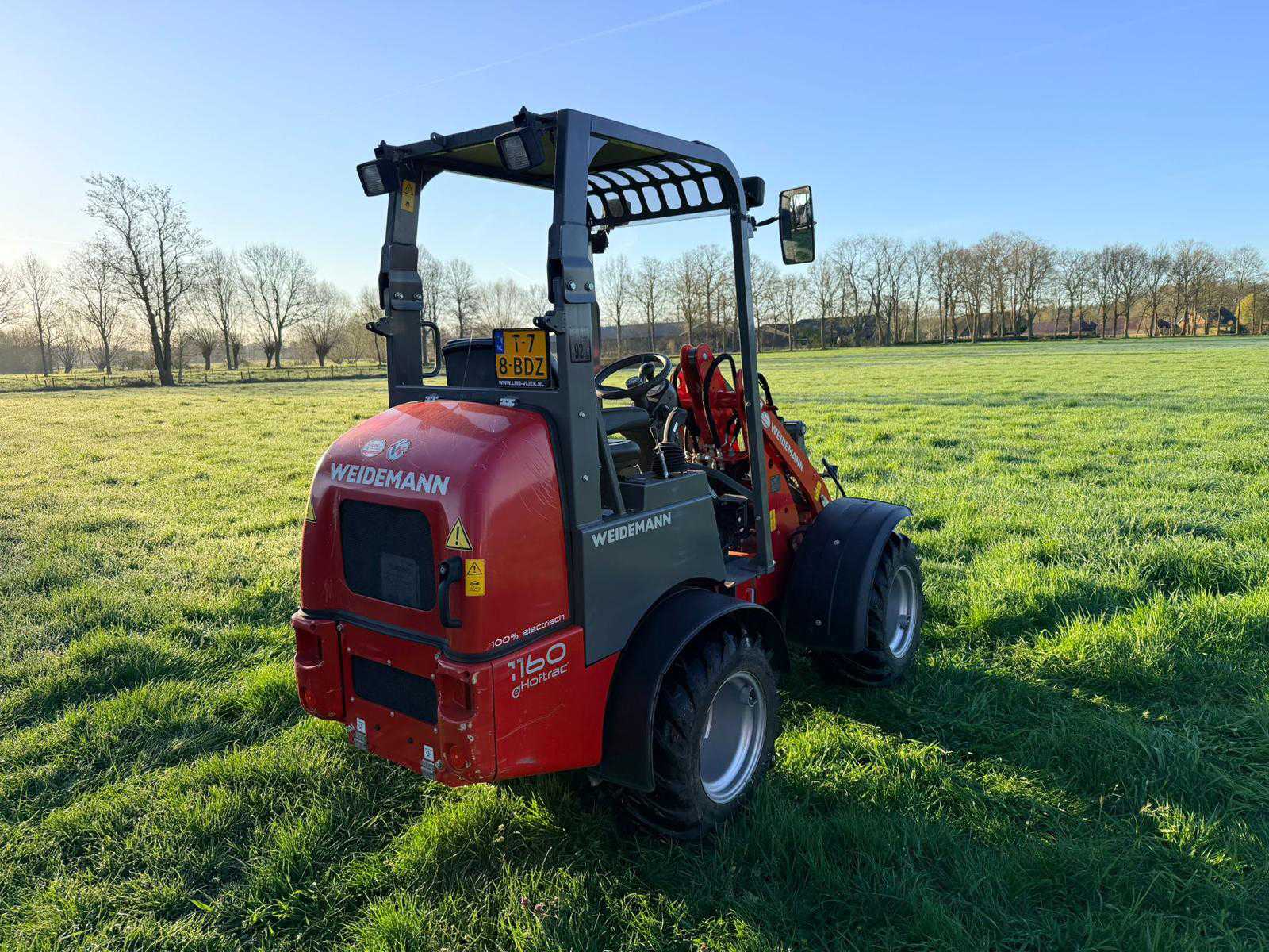 Weidemann 1160 elektrische shovel (2020) met cabine, 1200 kg hefvermogen