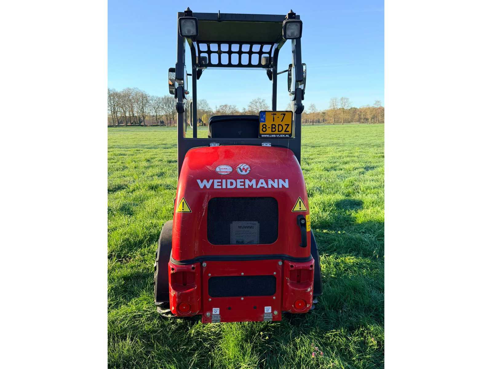 Weidemann 1160 elektrische shovel (2020) met cabine, 1200 kg hefvermogen