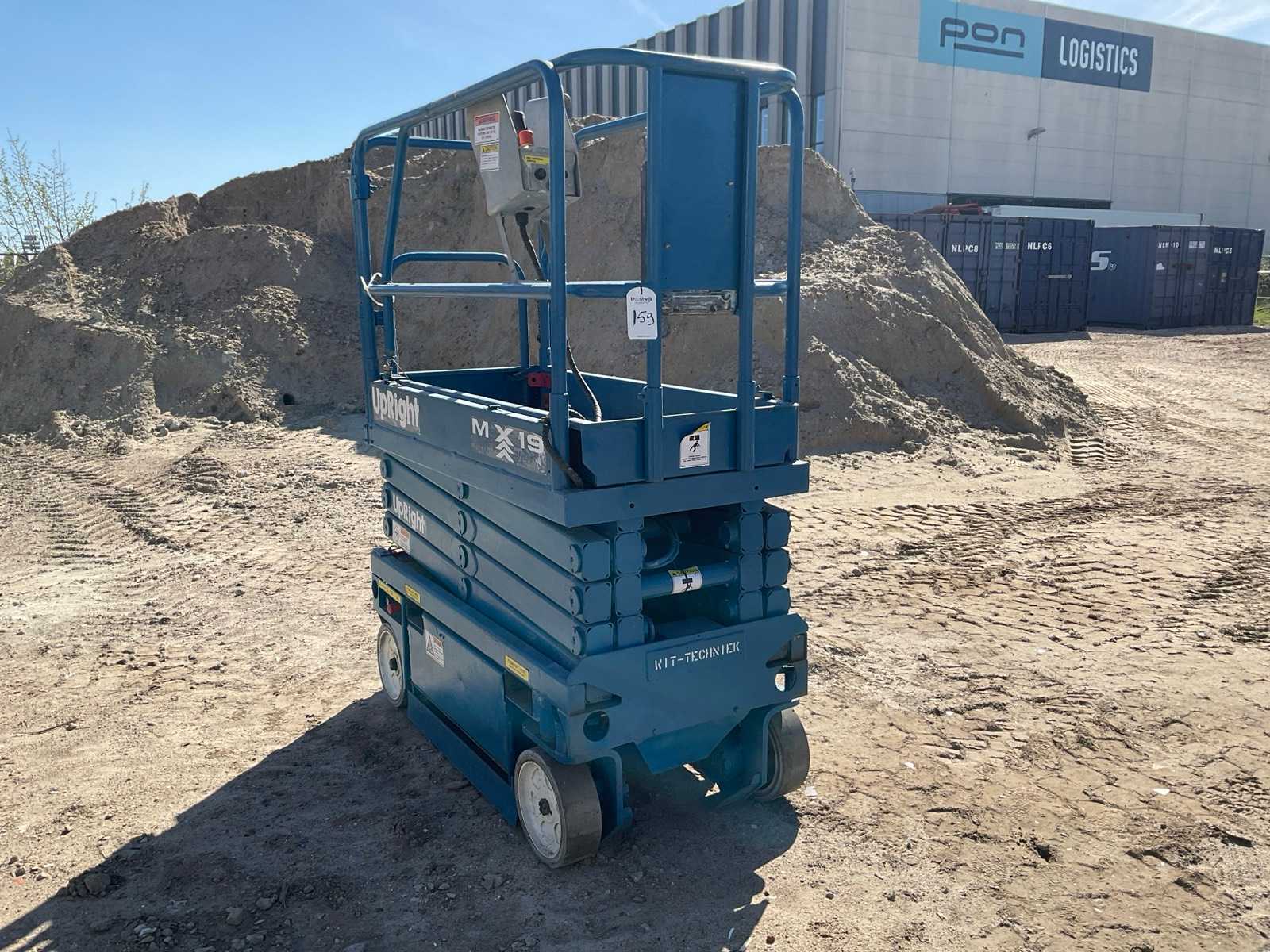 UpRight MX19 elektrische schaarhoogwerker, werkhoogte 7,8 m