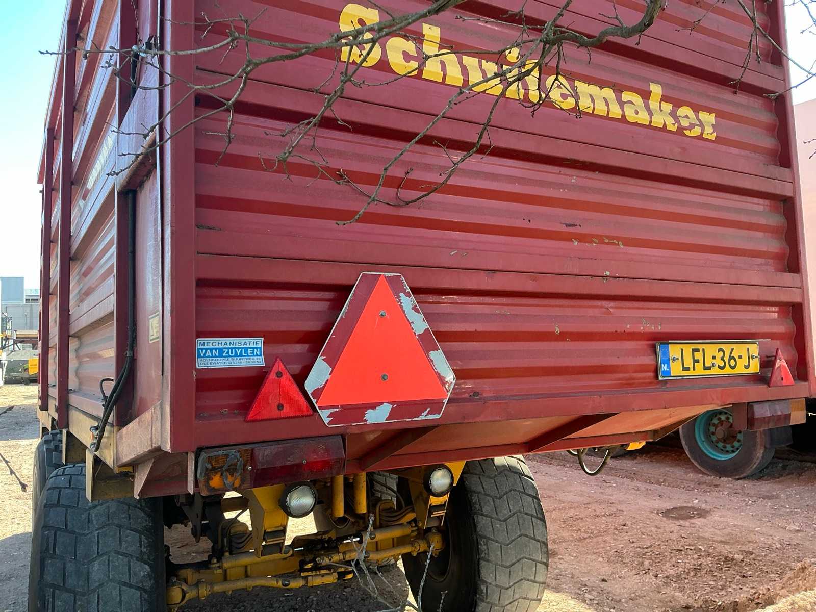 Schuitemaker Rapide 125 opraapwagen (1994), 34 m³, stuuras