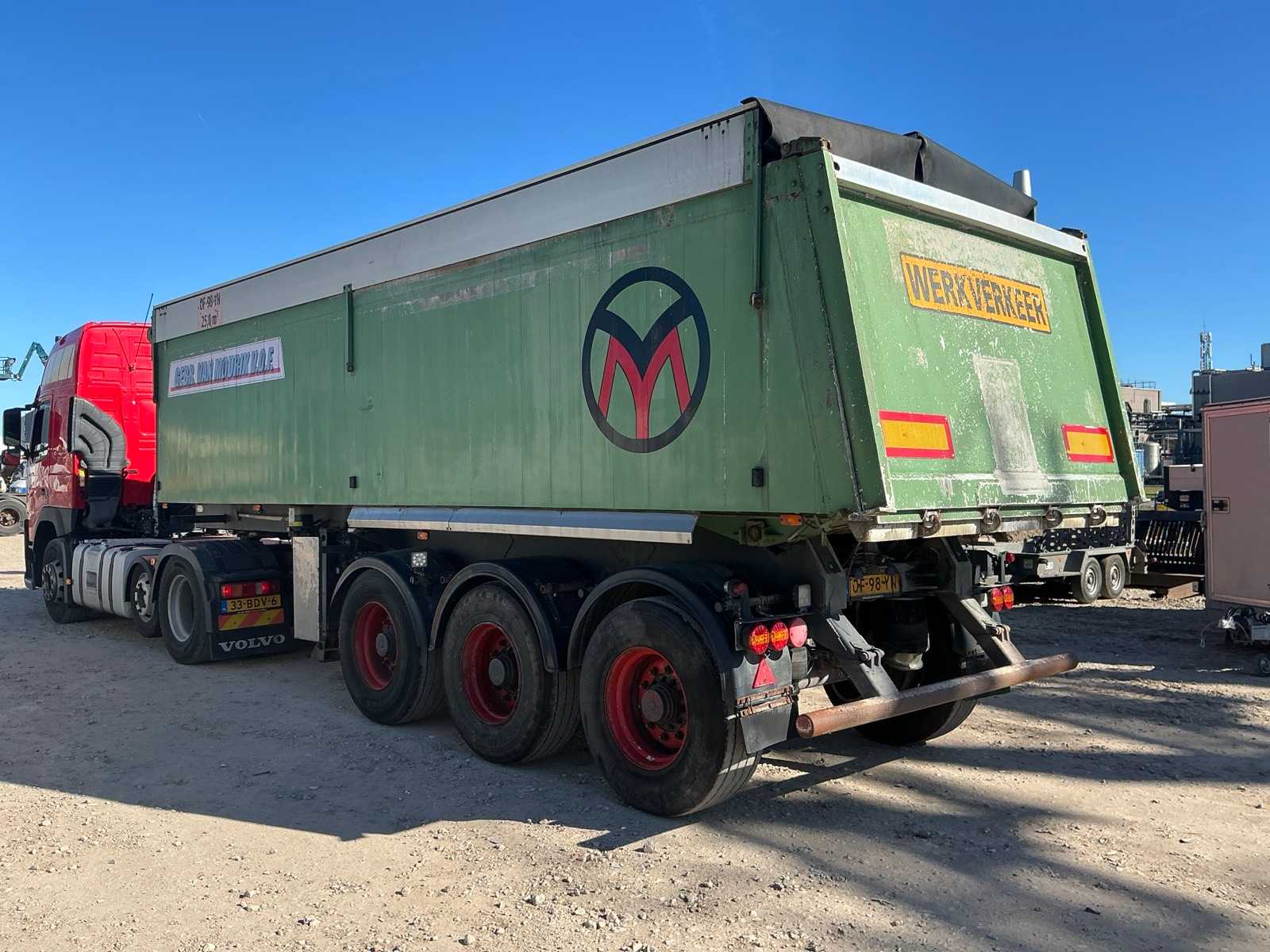 ATM OKA 15 27 kipper oplegger, 25 m³, 3-assig, 35.170 kg laadvermogen