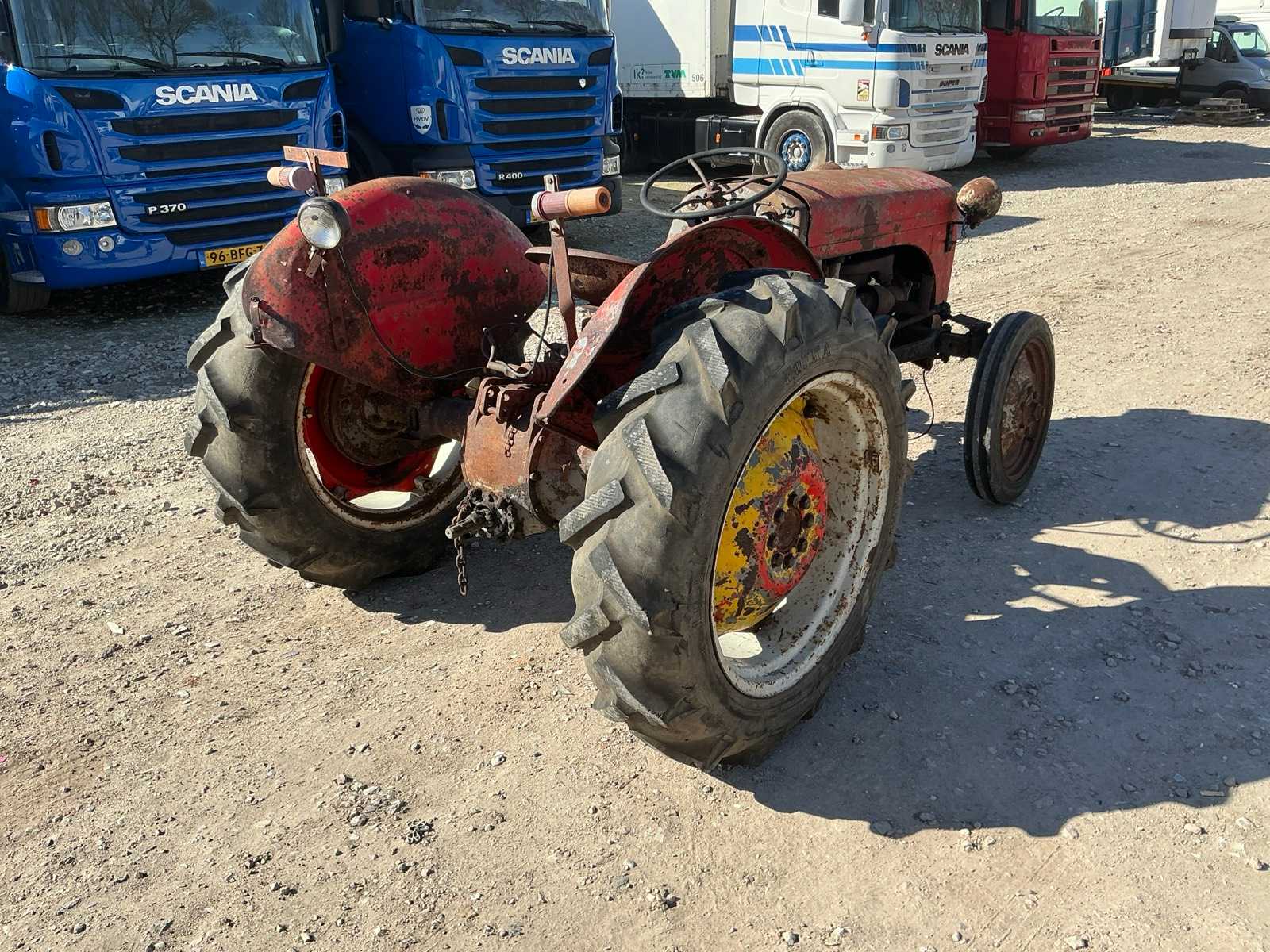Massey Ferguson Tef 20 oldtimer tractor, 4-cilinder diesel