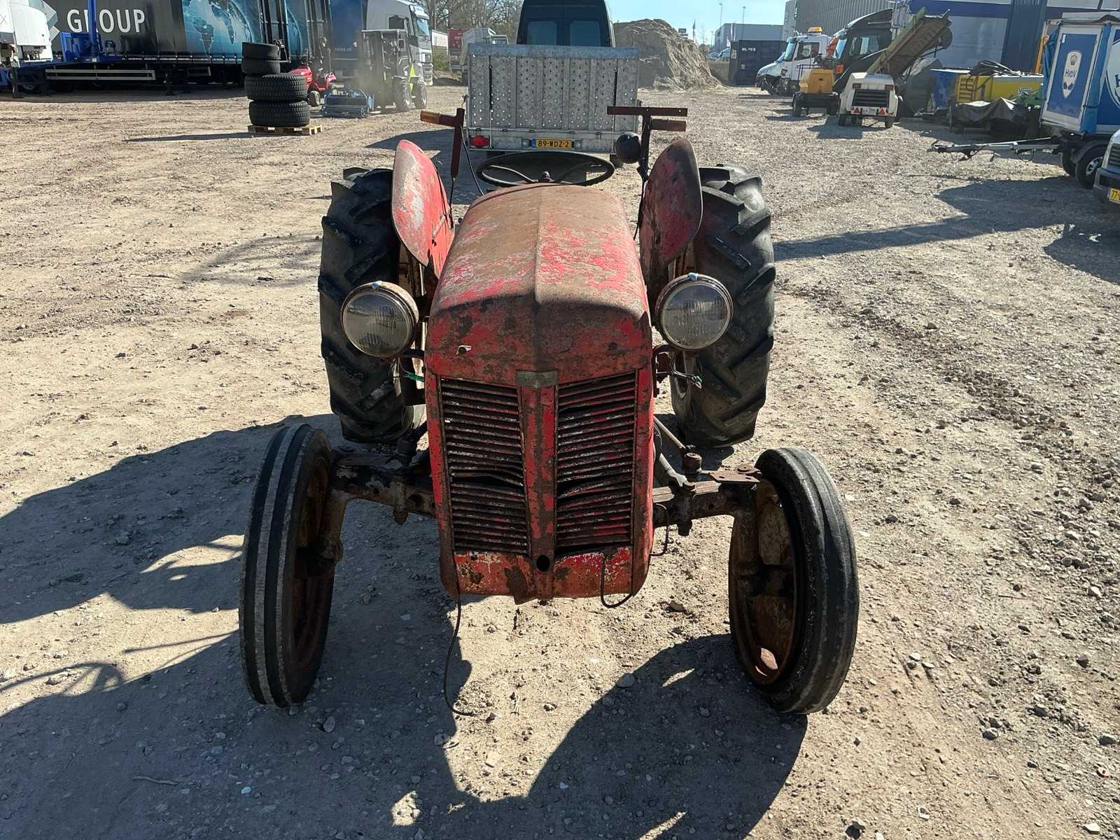 Massey Ferguson Tef 20 oldtimer tractor, 4-cilinder diesel
