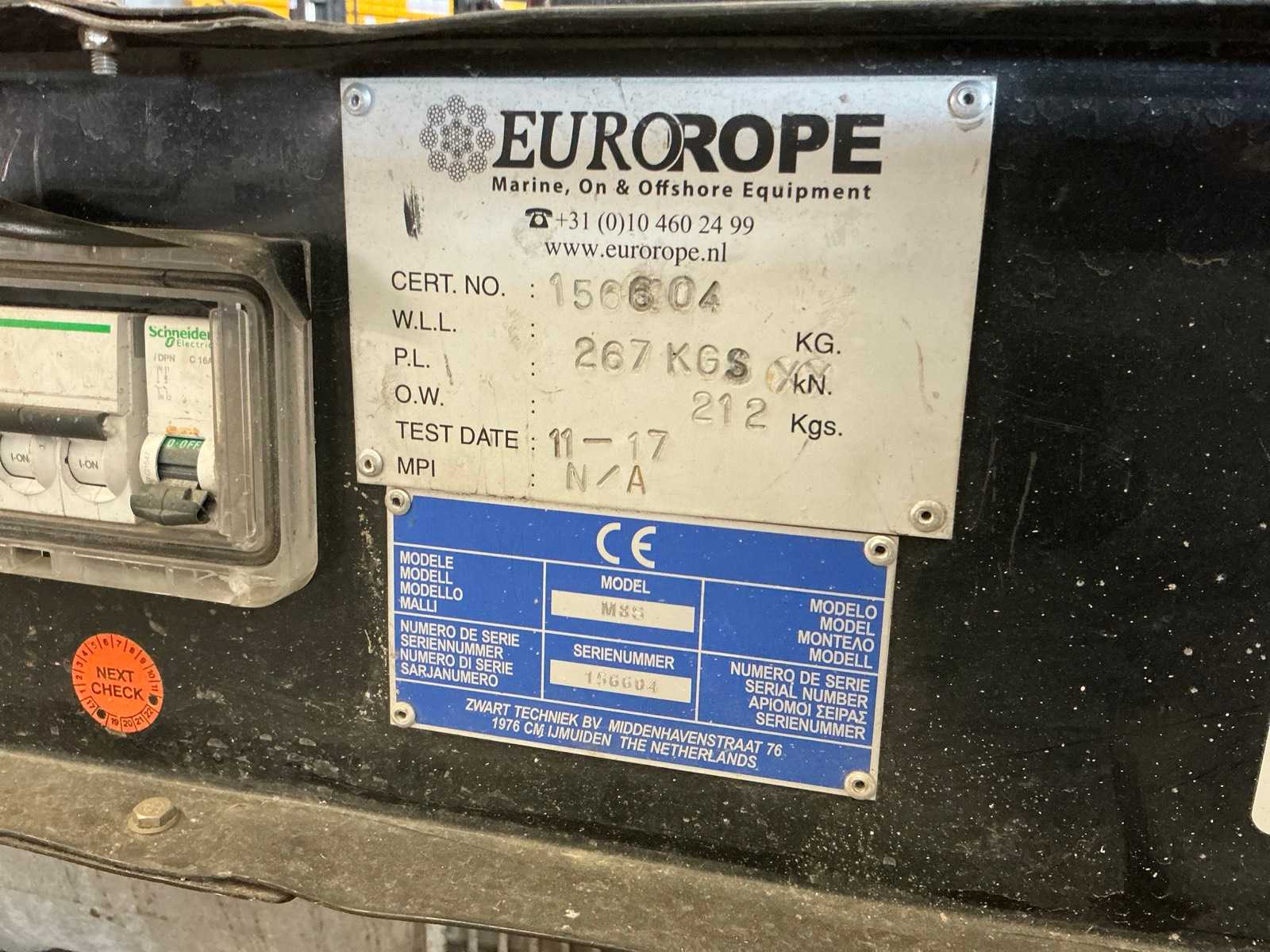 Eurorope M8S noodstroomaggregaat 10 kVA – 2015, 400 V