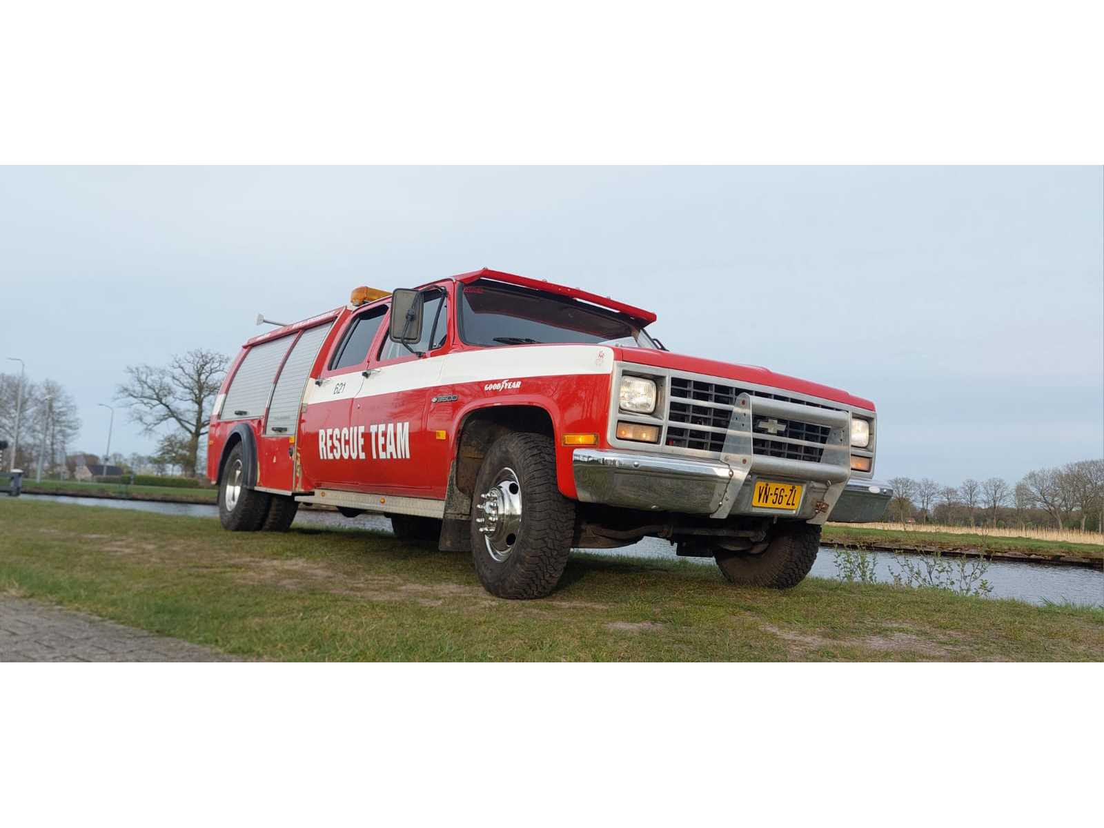 Chevrolet 3500 brandweerwagen 1992 op LPG, automaat