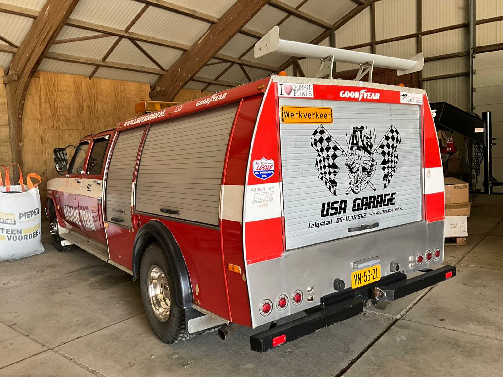 Chevrolet 3500 brandweerwagen 1992 op LPG, automaat