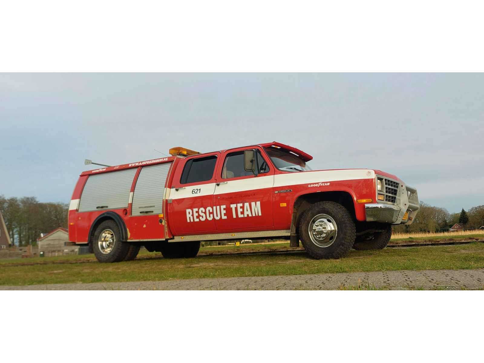 Chevrolet 3500 brandweerwagen 1992 op LPG, automaat