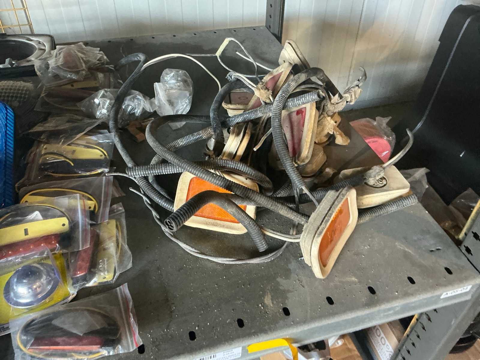 Partij Amerikaanse autoverlichting en flitsers