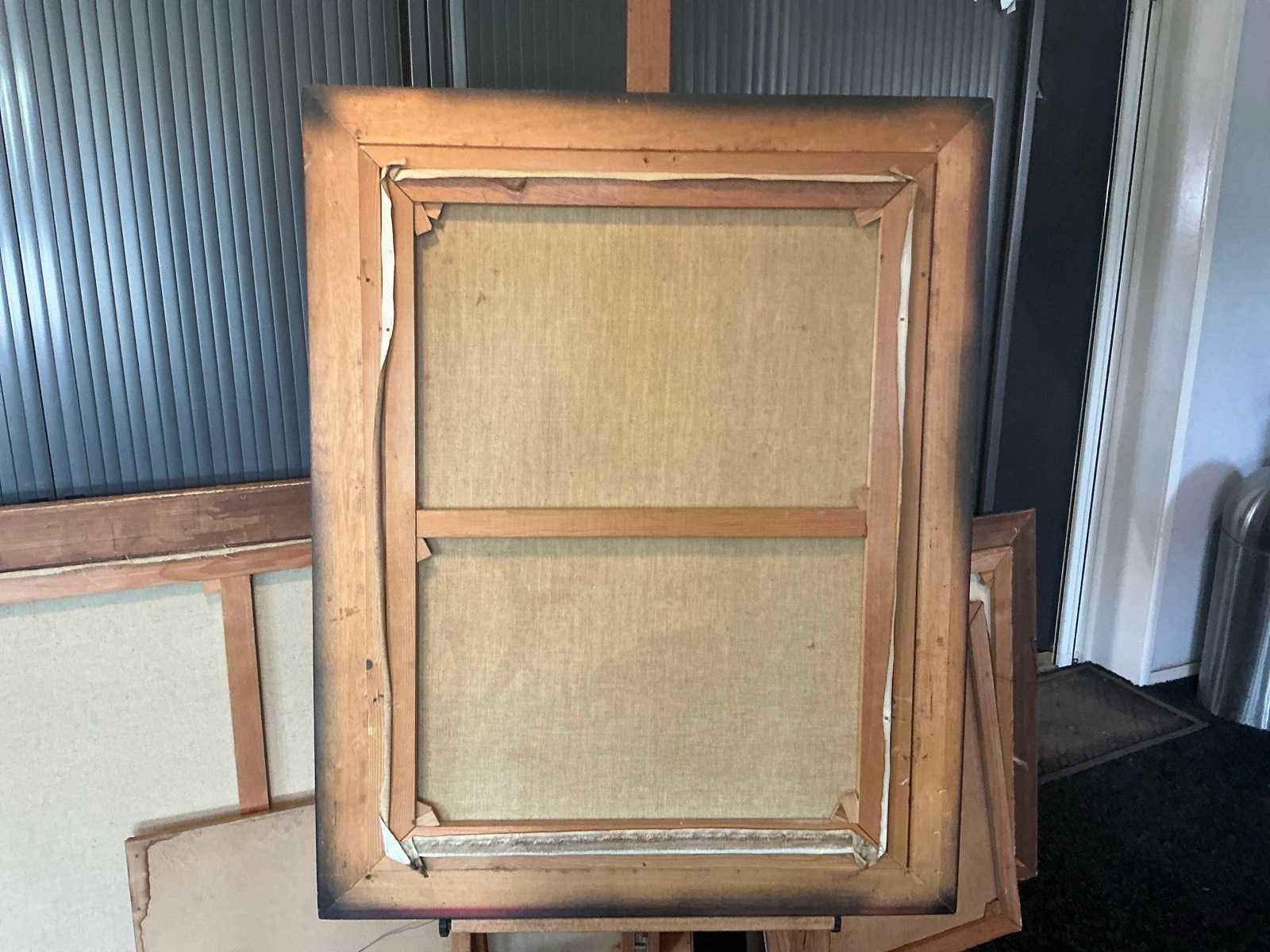 Schilderij met lijst, 99 x 79 cm