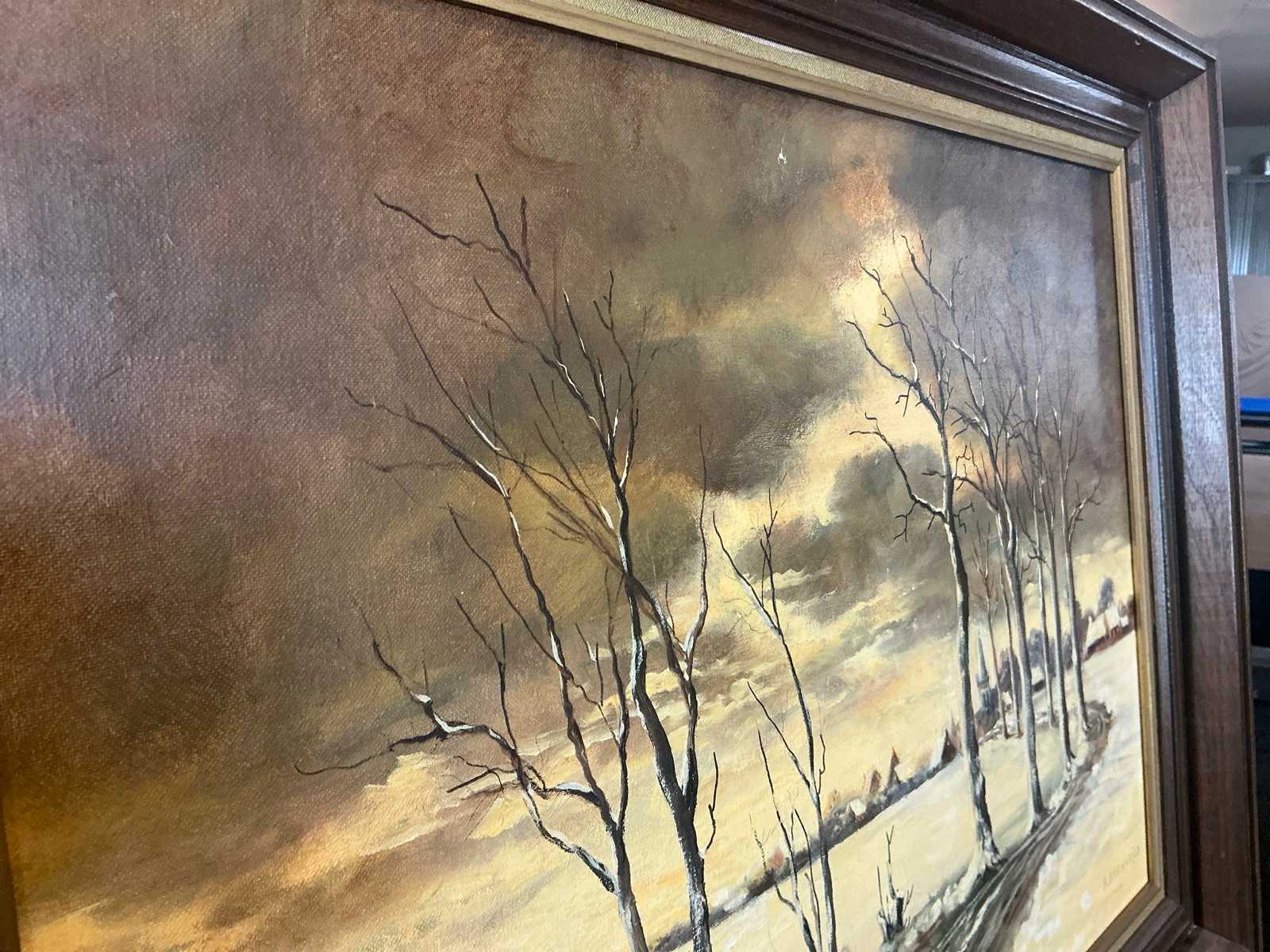 Schilderij R. Bernaeijge inclusief lijst (65 x 85 cm)